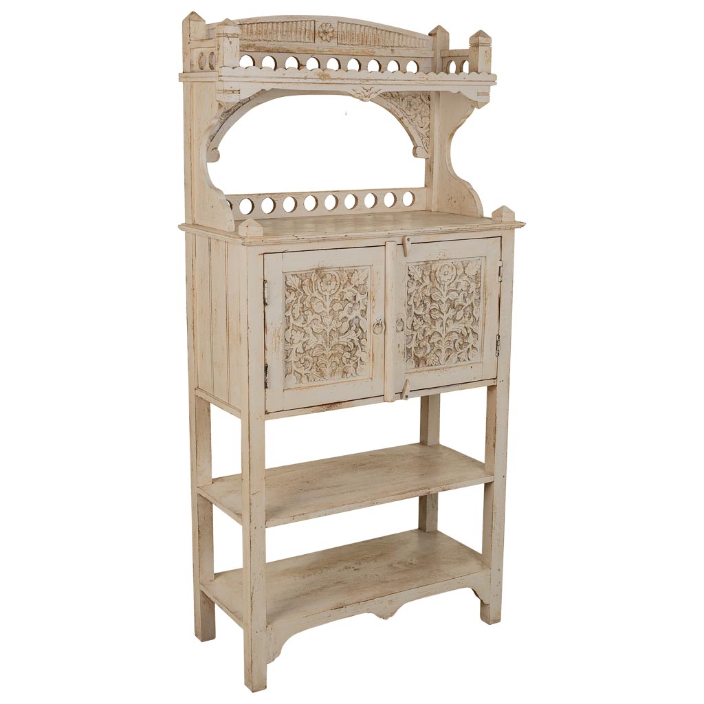 APARADOR DALIAN WHITE ARTESANAL ALTO image 1