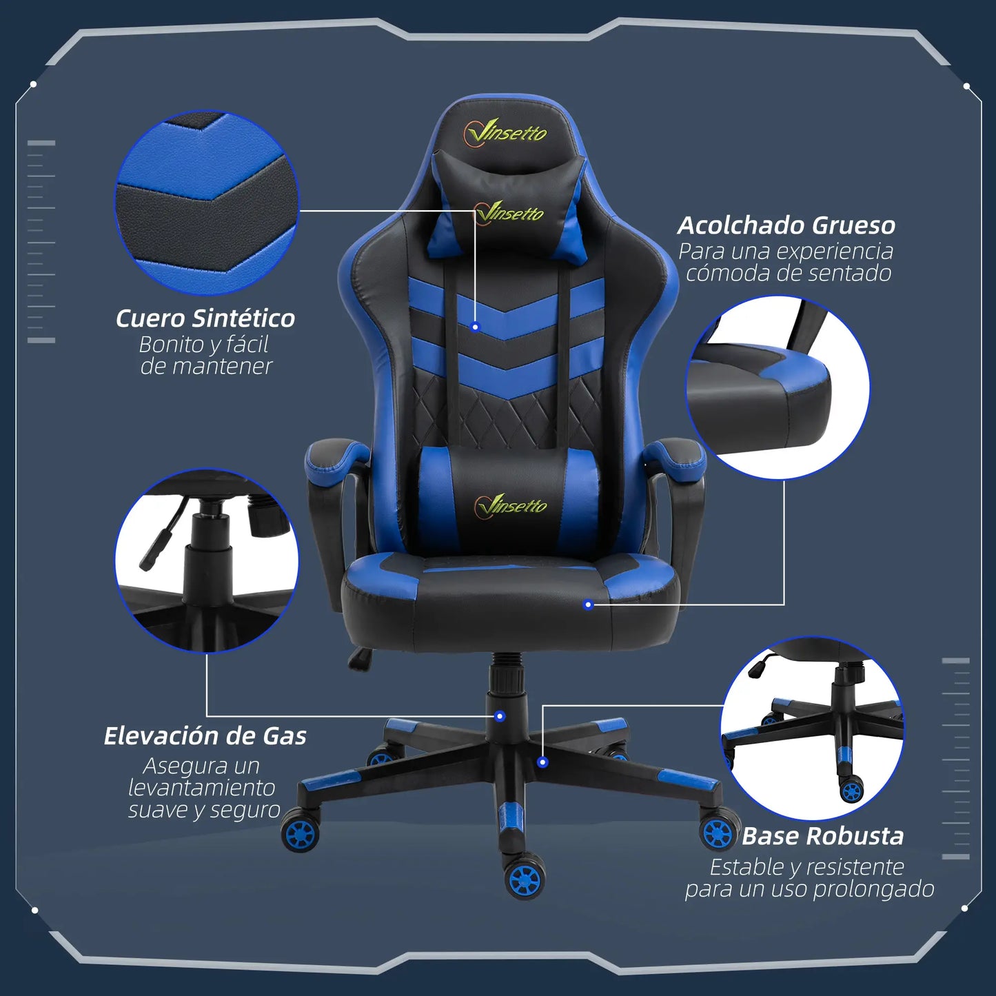 SILLA GAMING MODELO BLUELIFT image 4