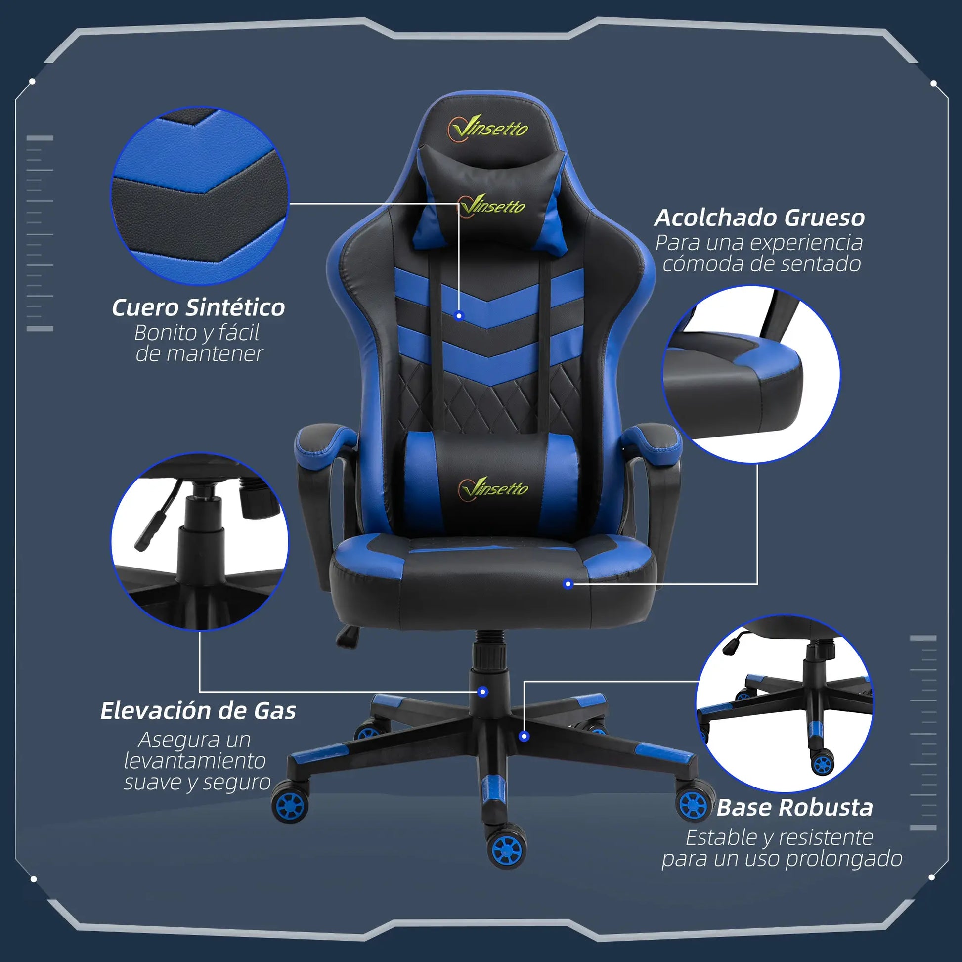 SILLA GAMING MODELO BLUELIFT image 4