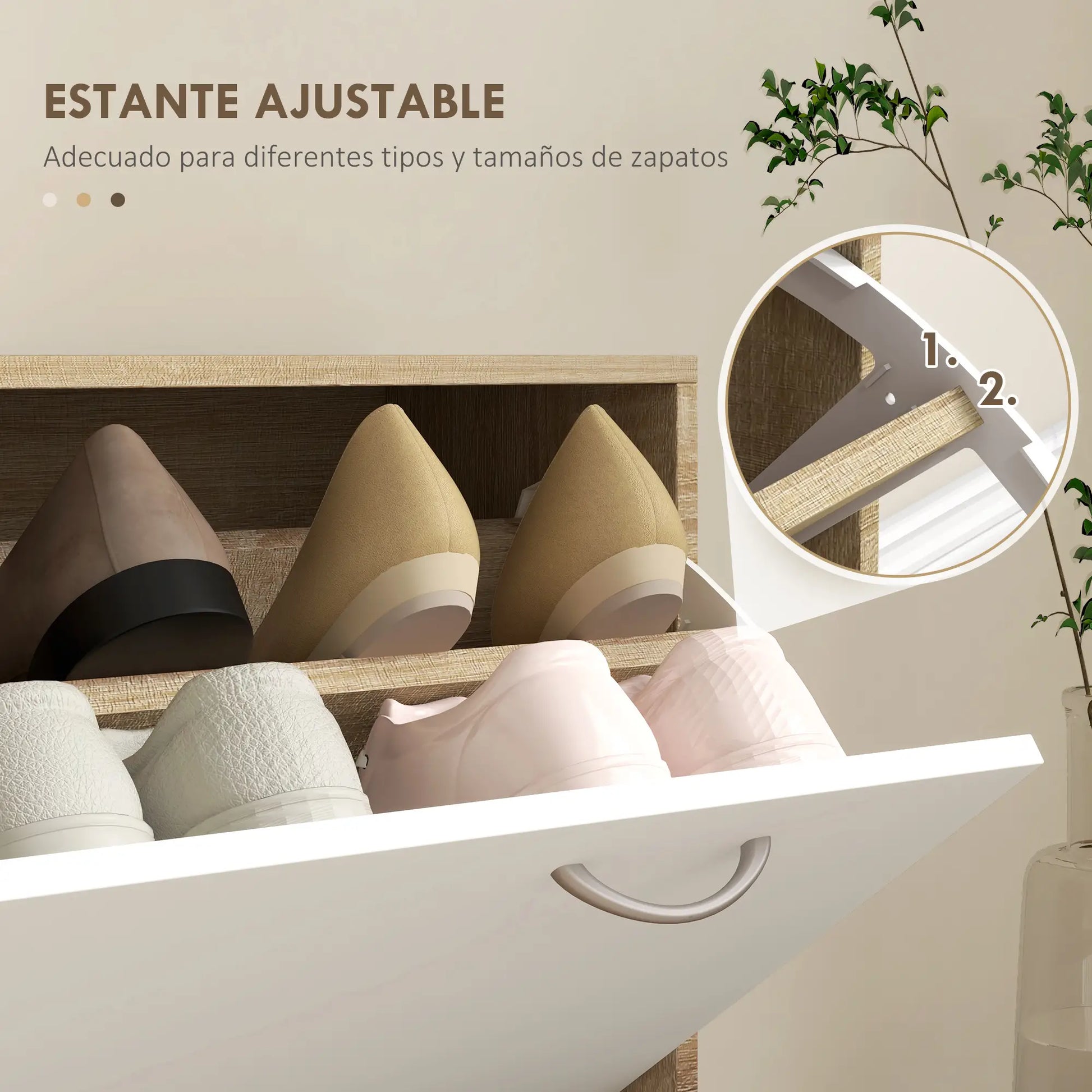 RECIBIDOR COMPLETO MIRROR&STORE 3 EN 1 image 5