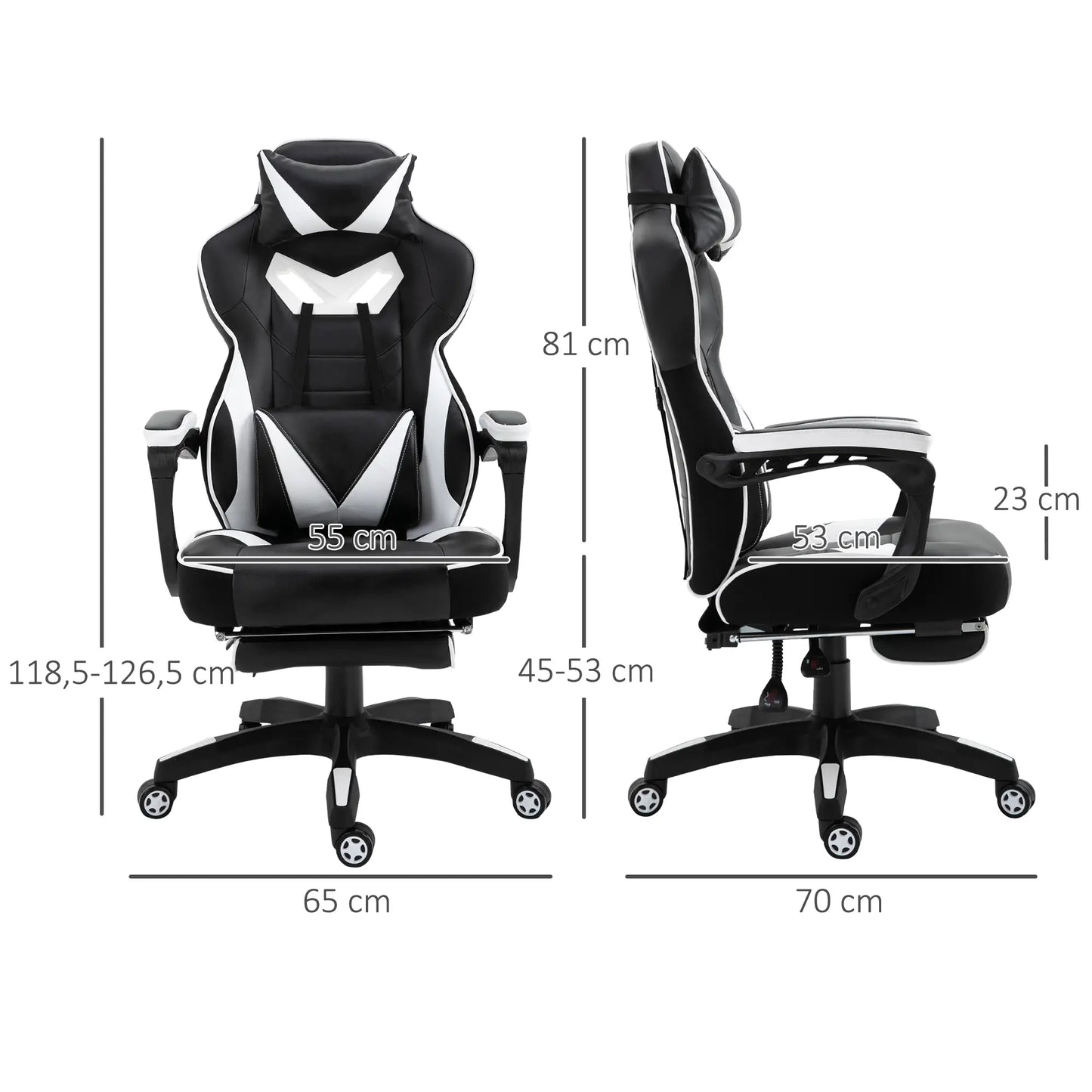 SILLA GAMING MODELO BLANCO RELAX PRO MAX image 7