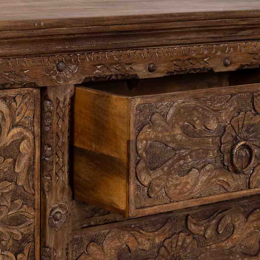 APARADOR DALIAN BROWN PATINA ARTESANAL image 4