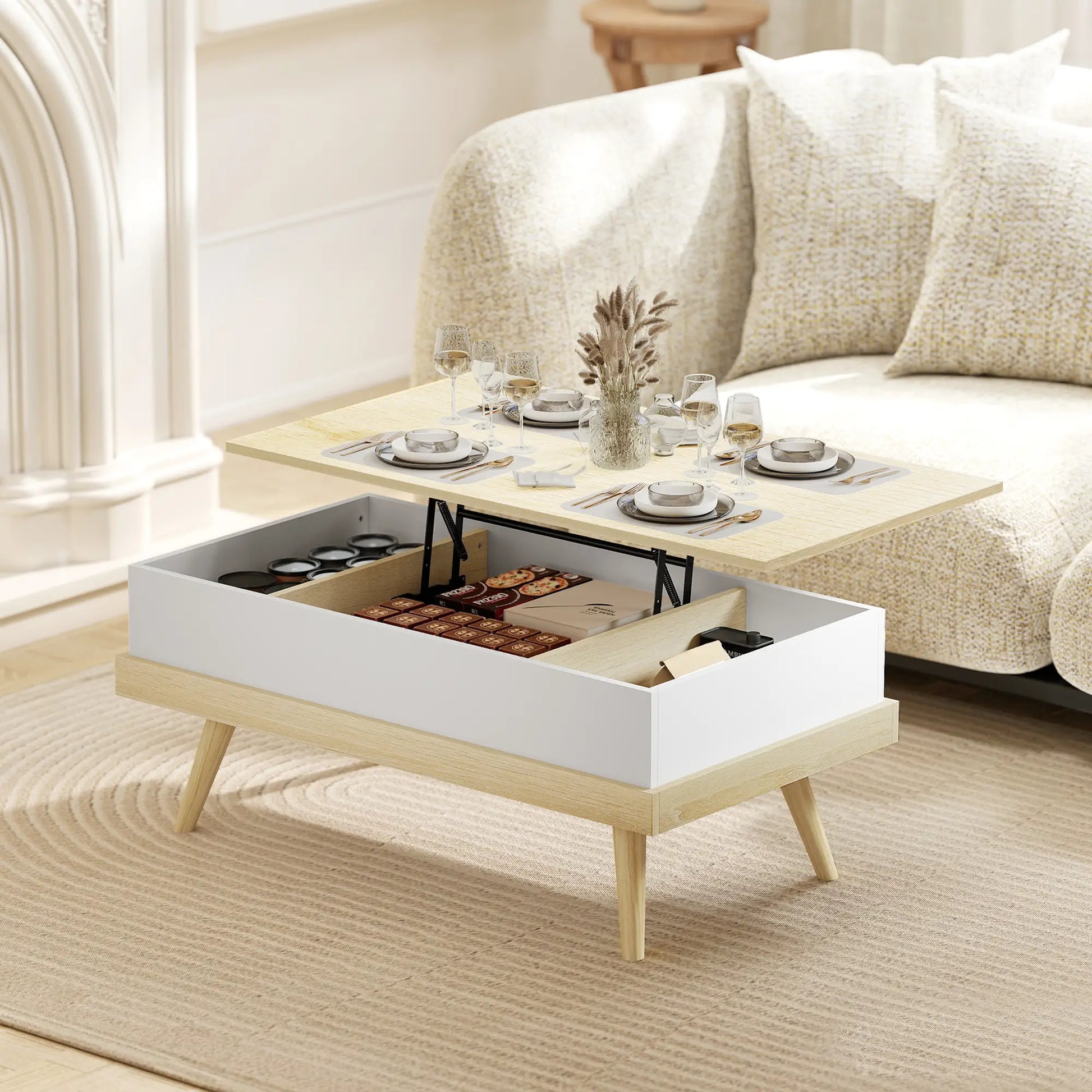 MESA DE CENTRO ELEVABLE NORDIC STORAGE image 4