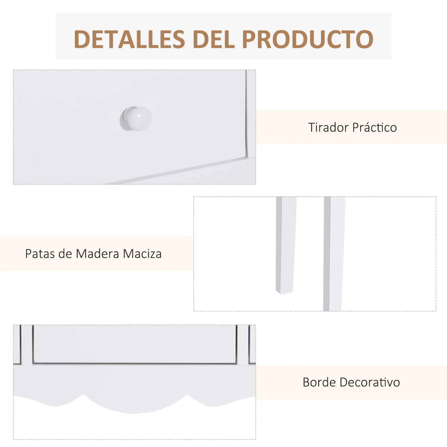 CONSOLA BLANCA VINTAGE PURE image 4