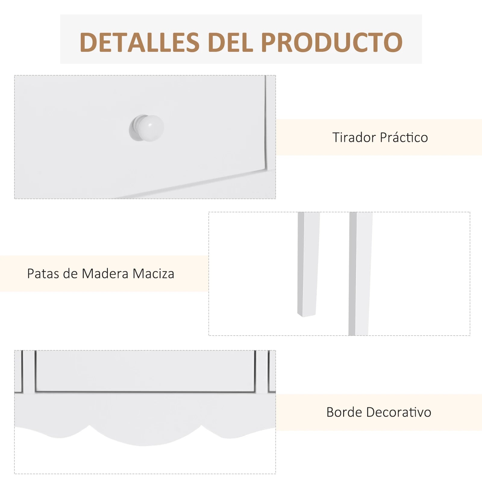 CONSOLA BLANCA VINTAGE PURE image 4