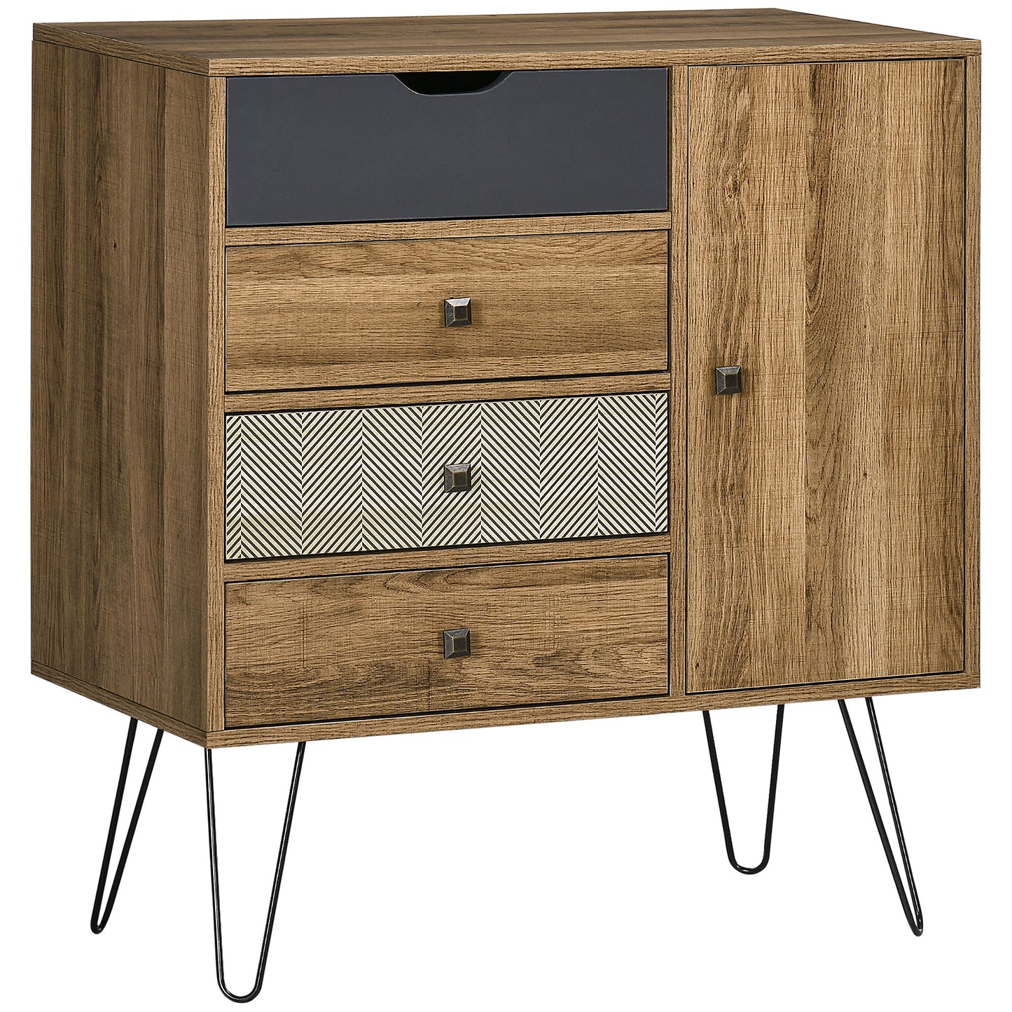 CÓMODA BOHO MADERA “BOHO MOSAIC FOUR DRAWER” image 1