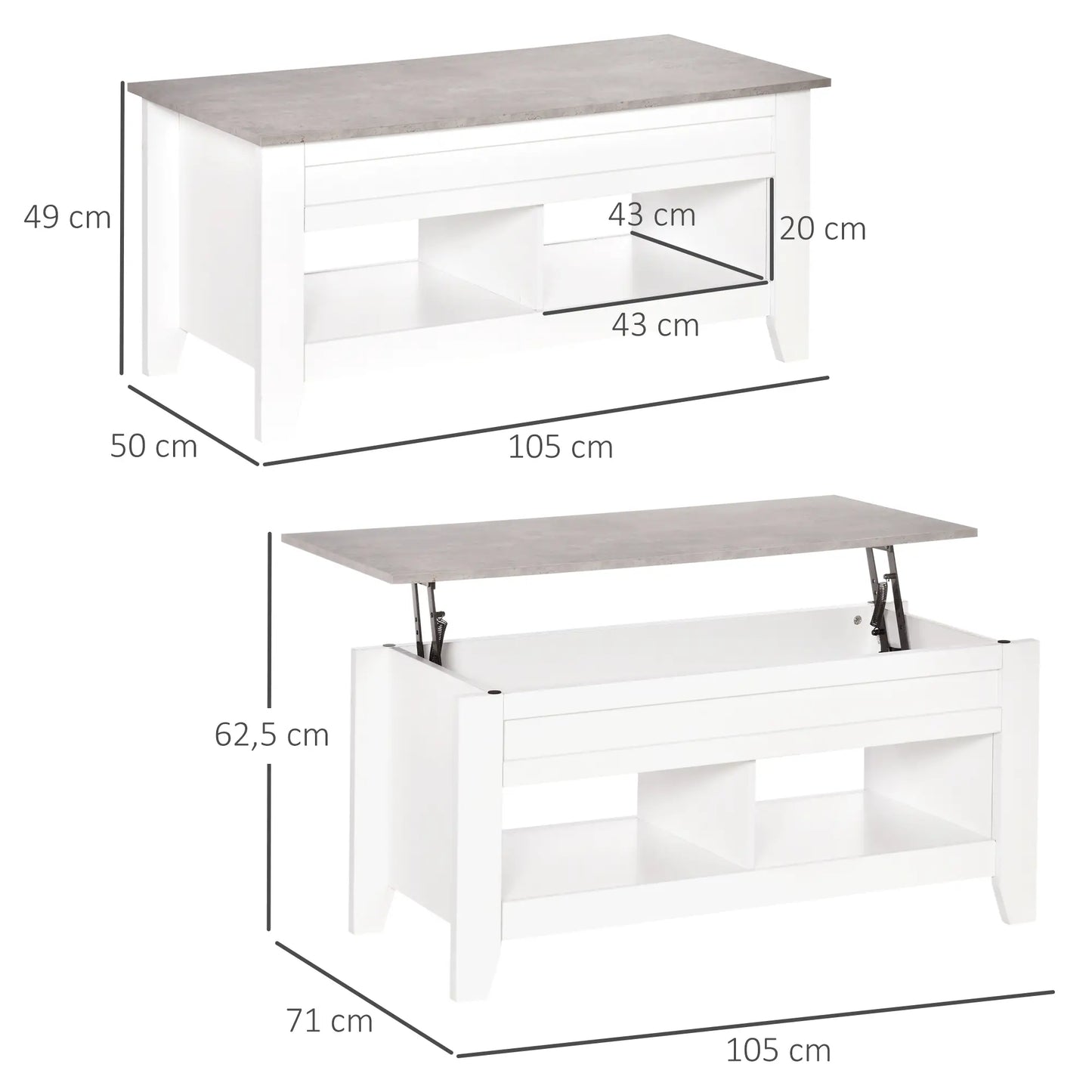 Mesa de Centro Elevable “TRIO LIFT” image 6