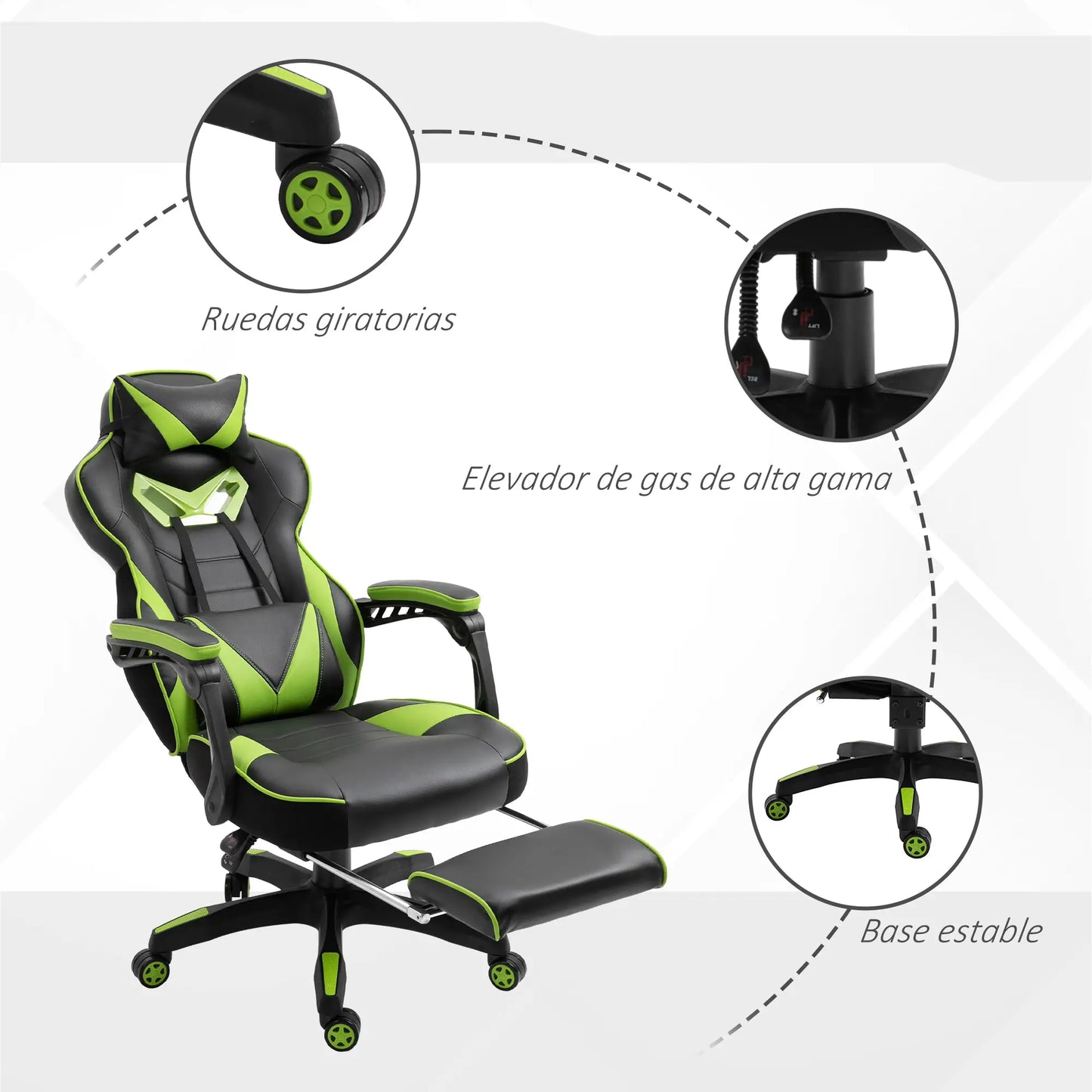 SILLA GAMING MODELO GREENFORCE MAX image 7
