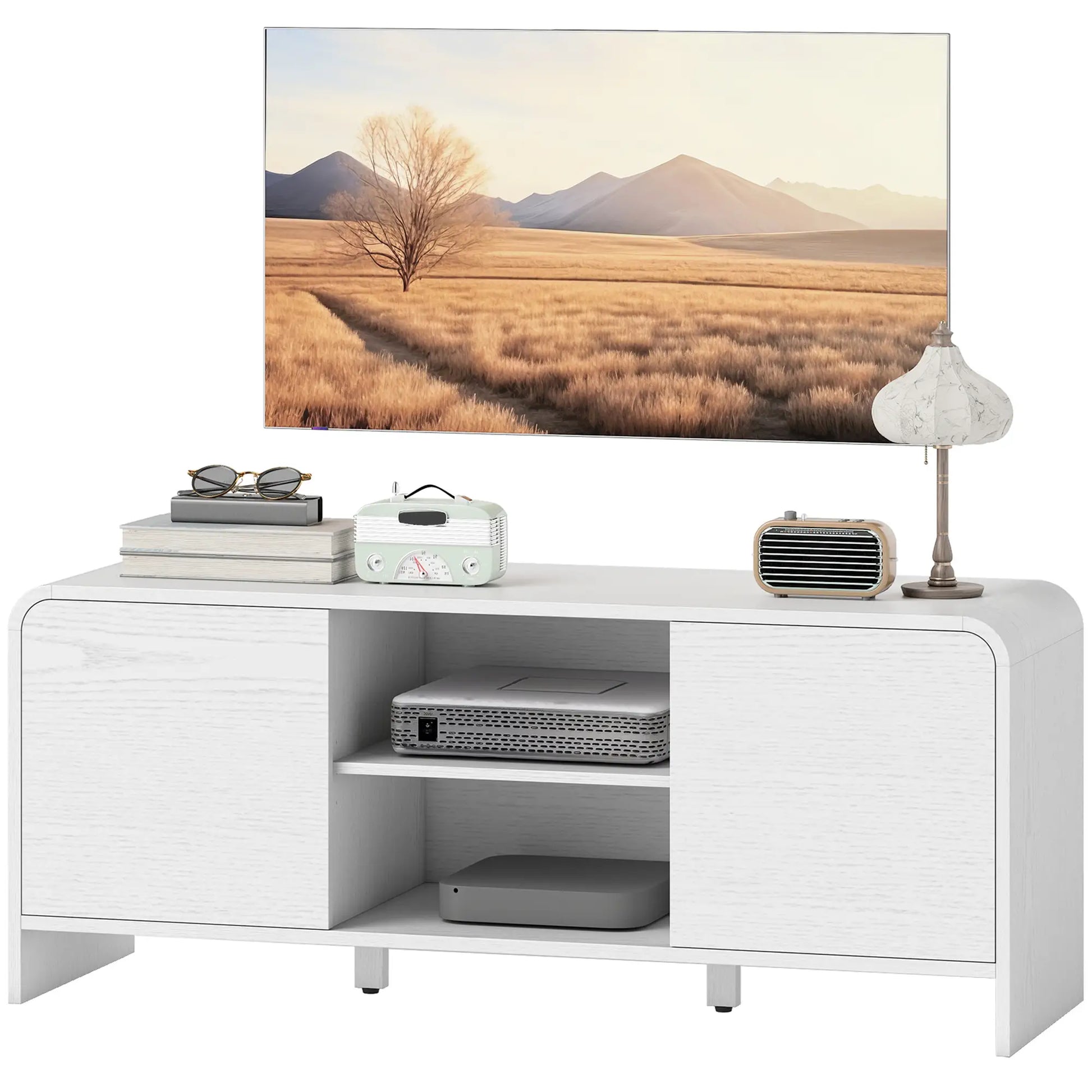 MUEBLE TV ESCANDINAVO 110 CM BLANCO image 7