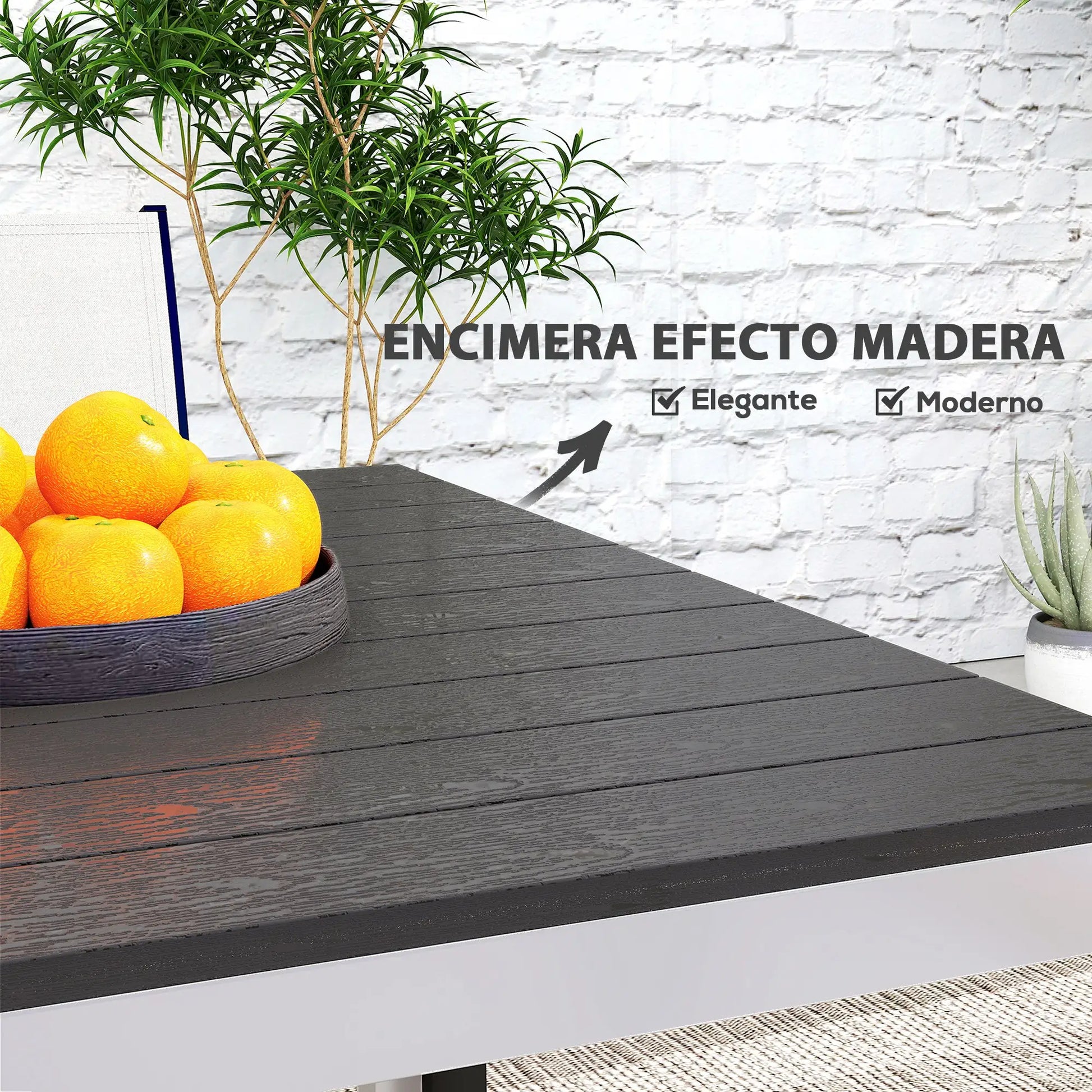 MESA DE COMEDOR DE JARDÍN EXTERIOR BLACKWOOD PRO · 4–6 PERSONAS image 3