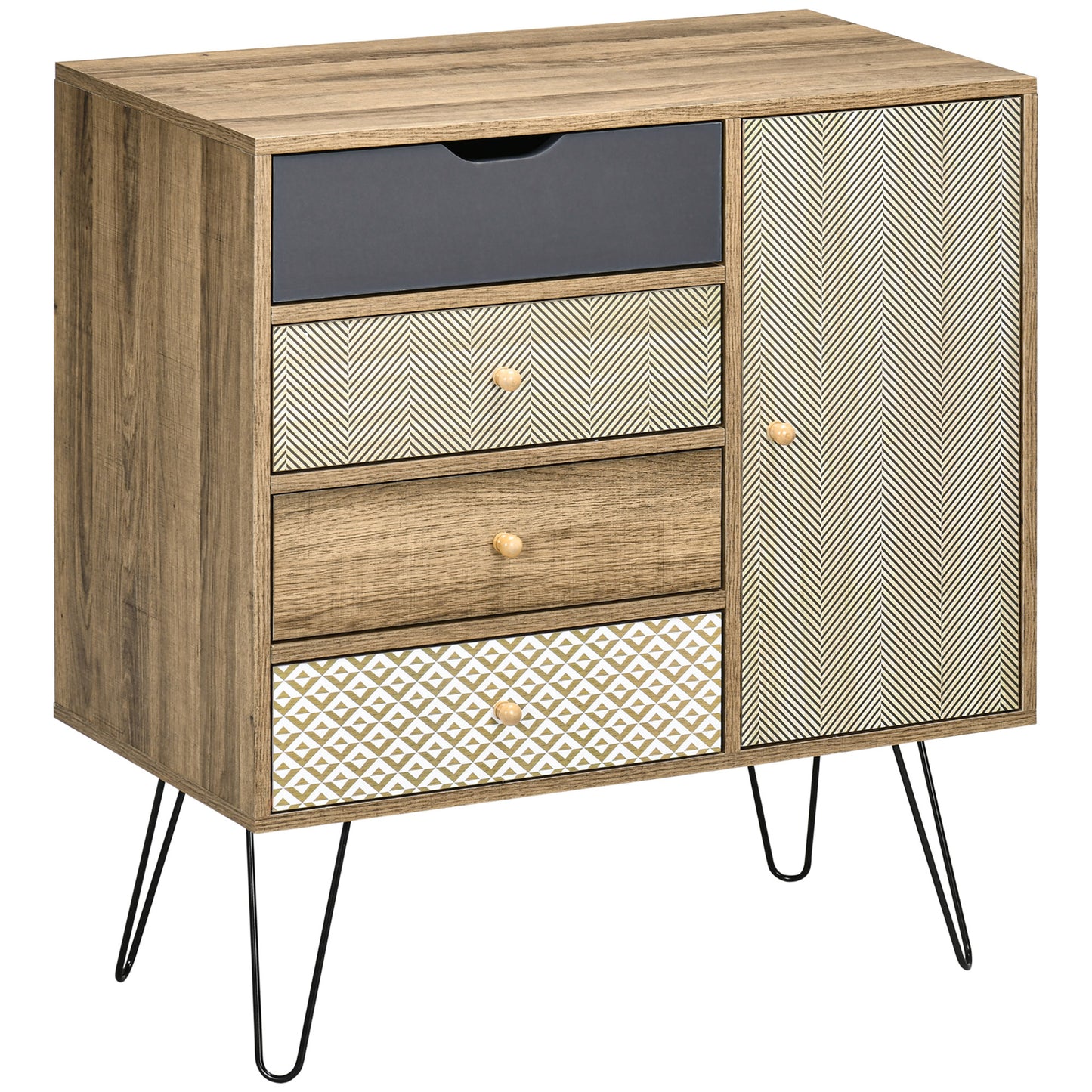 CÓMODA BOHO MADERA “BOHO HARMONY FOUR DRAWER” image 0