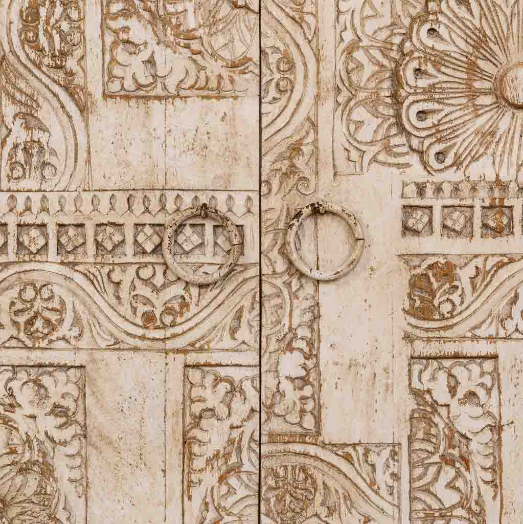 APARADOR DALIAN WHITE COMPACT ARTESANAL image 4