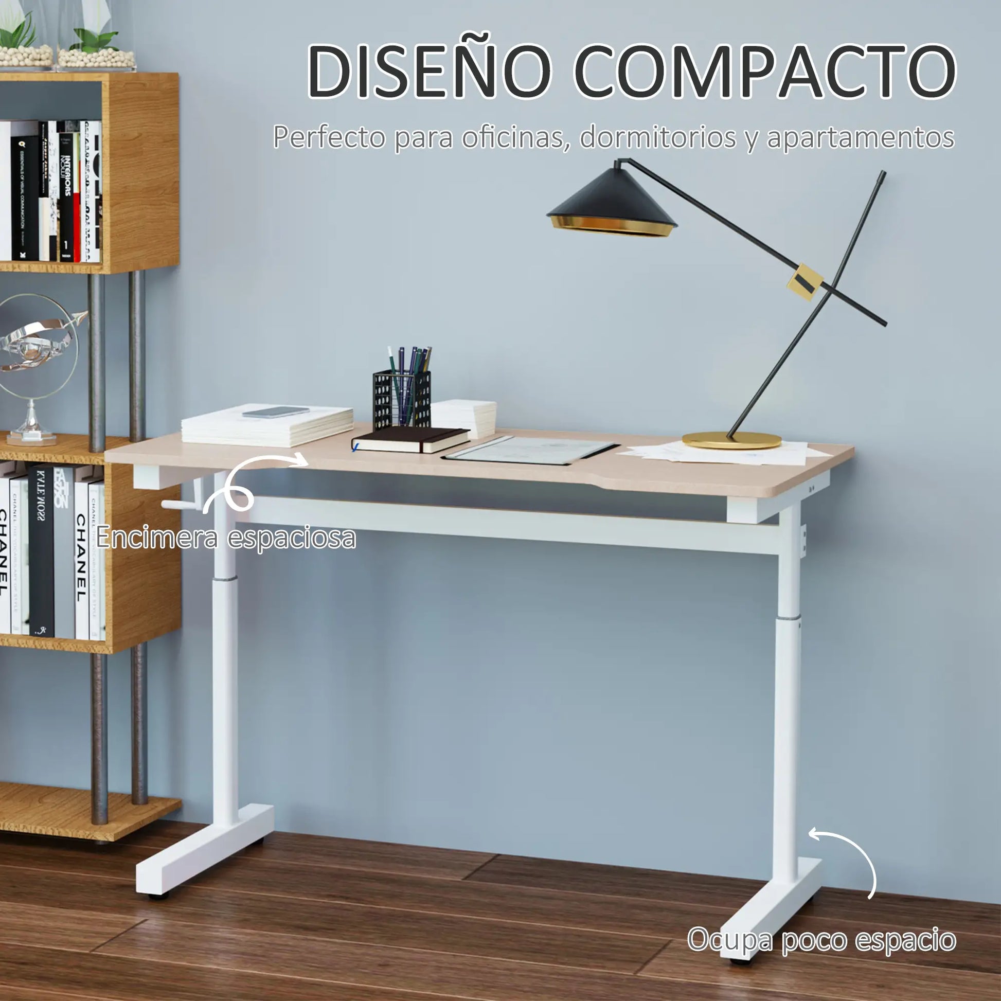 ESCRITORIO ELEVABLE DE PIE VINSETTO RACING PRO 120x60 CM ALTURA AJUSTABLE image 6