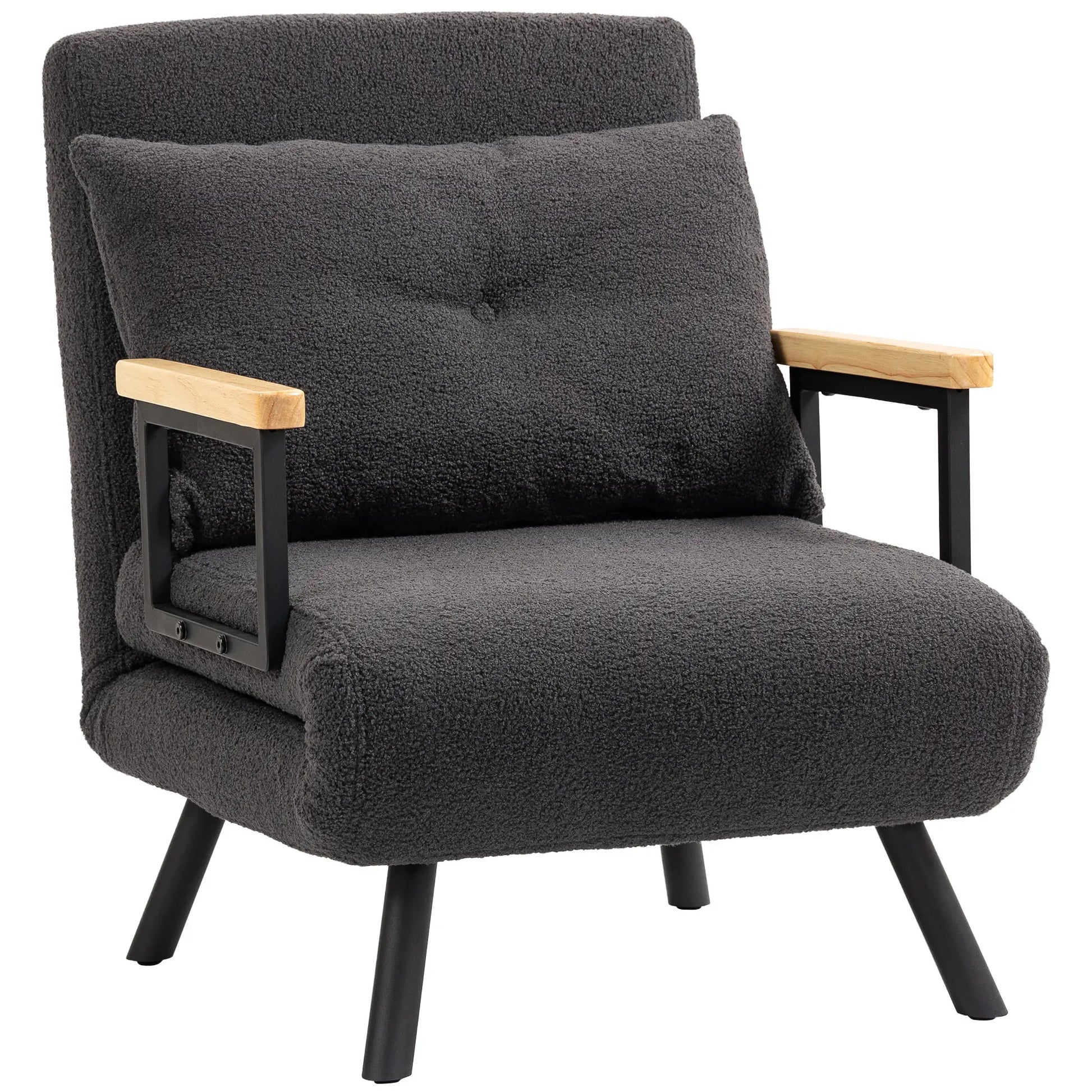 SOFÁ CAMA INDIVIDUAL KANSAS 4 EN 1 – SOFÁ CAMA CONVERTIBLE GRIS image 0