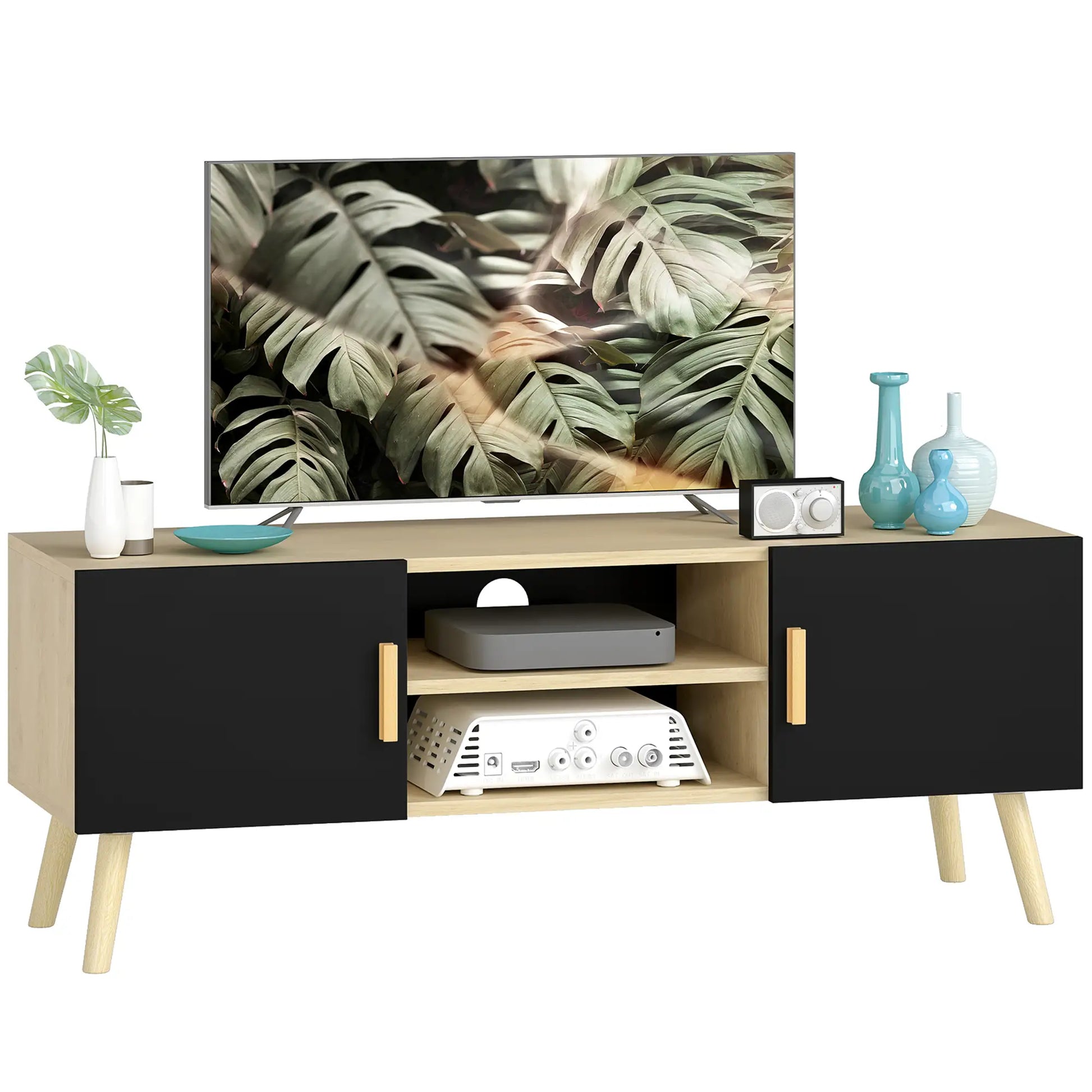 MUEBLE TV ROBLE & NEGRO 110 CM image 2