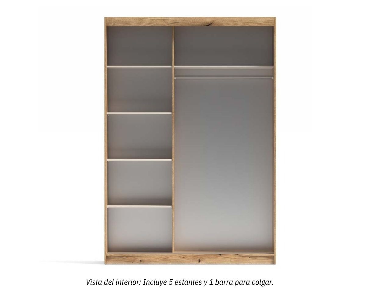 ARMARIO INOVA COMPACT 150 – ARMARIO 2 PUERTAS CORREDERAS CON ESPEJO image 2