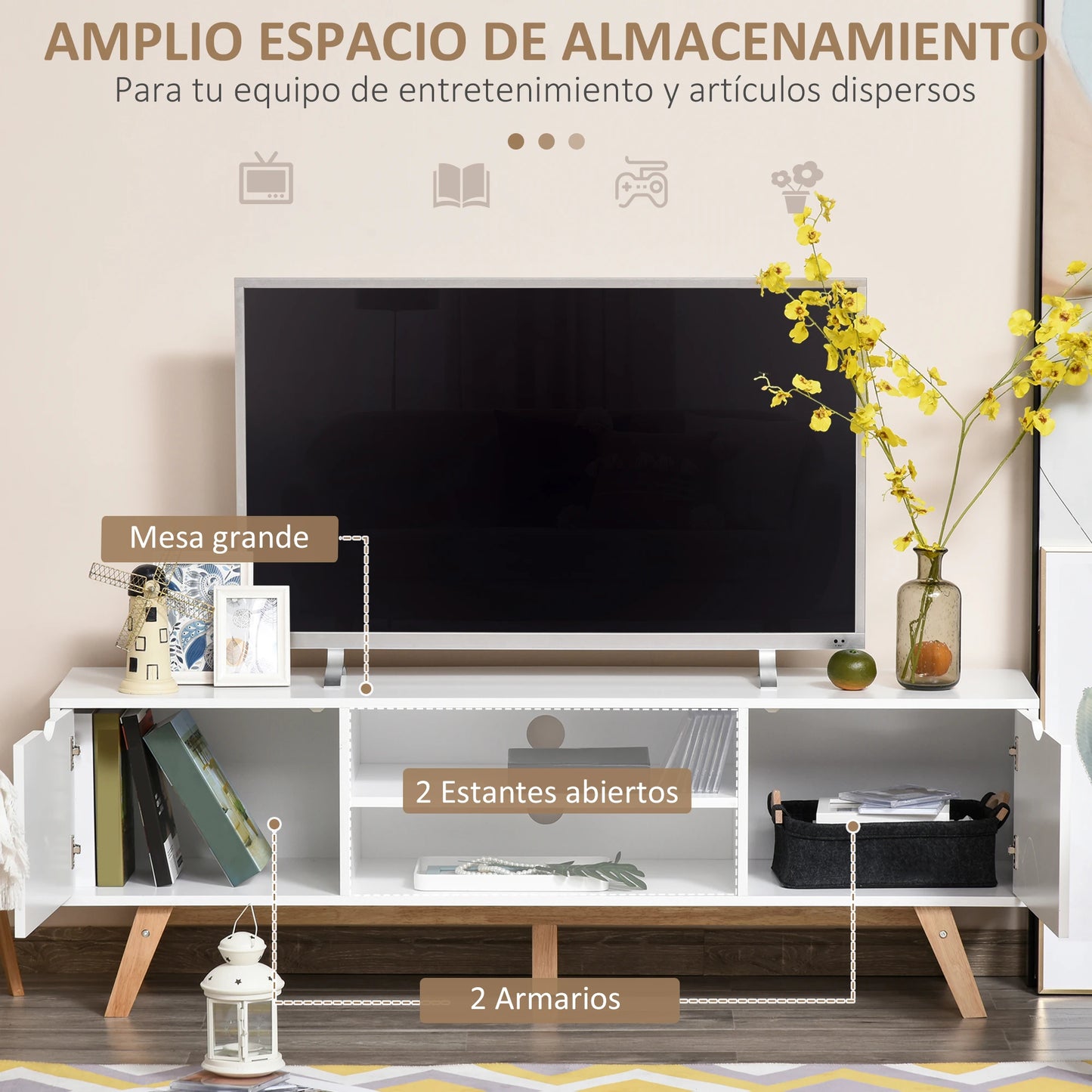 MUEBLE DE TV NORDICLINE 150 image 3