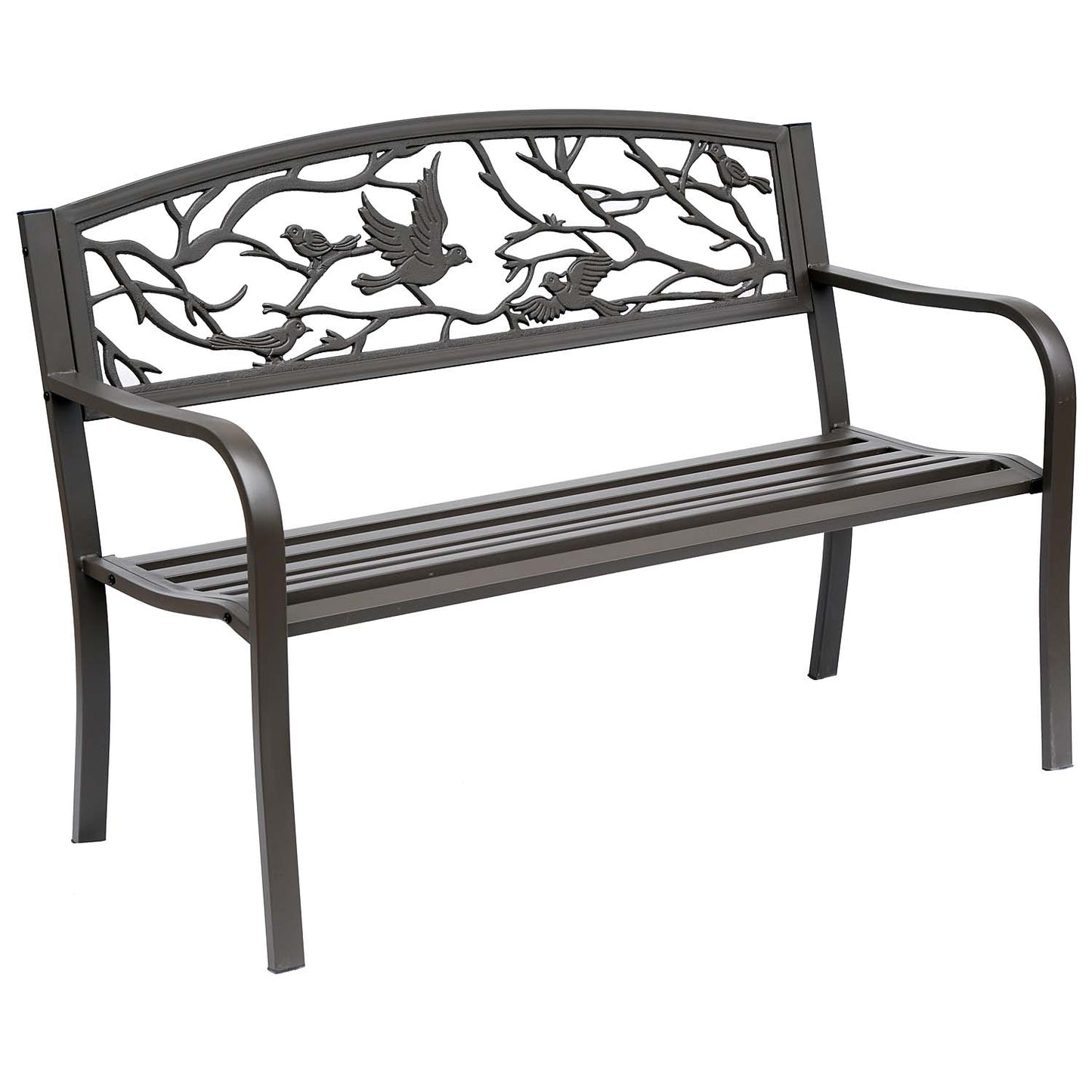 🌿 Banco de Jardín Modelo Bird Garden 2 Plazas Acero Diseño Decorativo