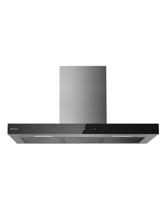 🔥 Campana de Pared Johnson SIROCO908NX Inox y Cristal Negro – 90 cm con Función Turbo