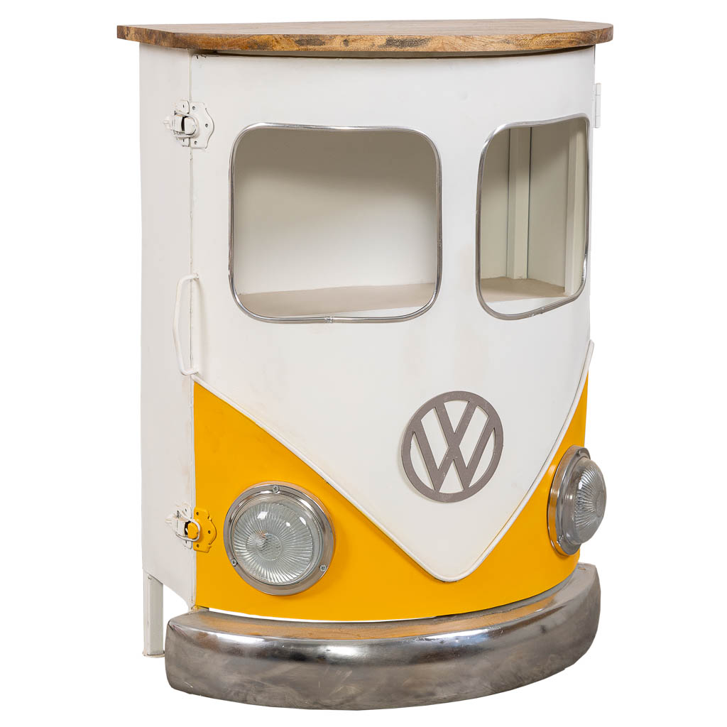 RECIBIDOR FURGONETA ARTESANAL AMARILLO image 0