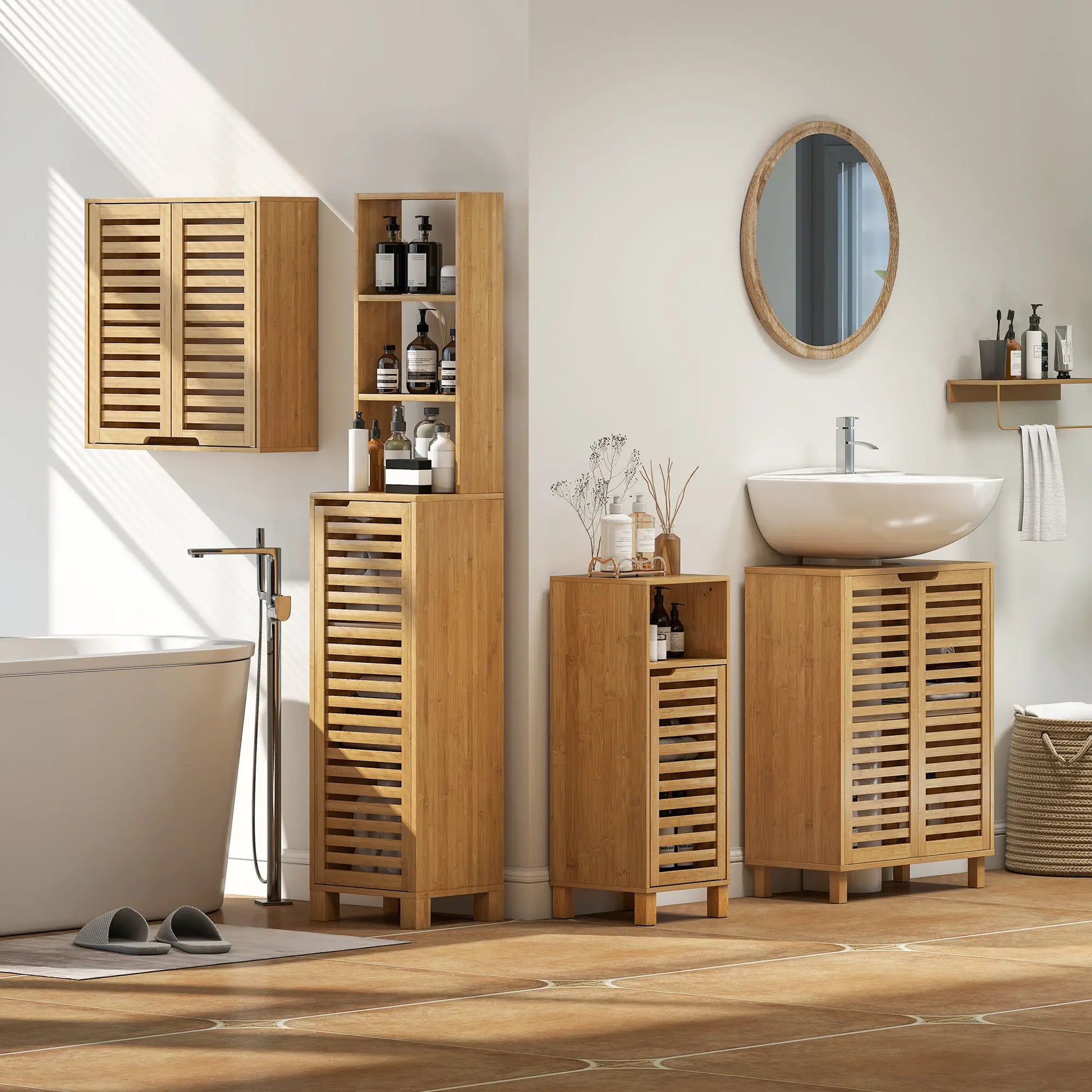 ARMARIO DE BAÑO DE PARED KALEN BAMBOO 60 image 4