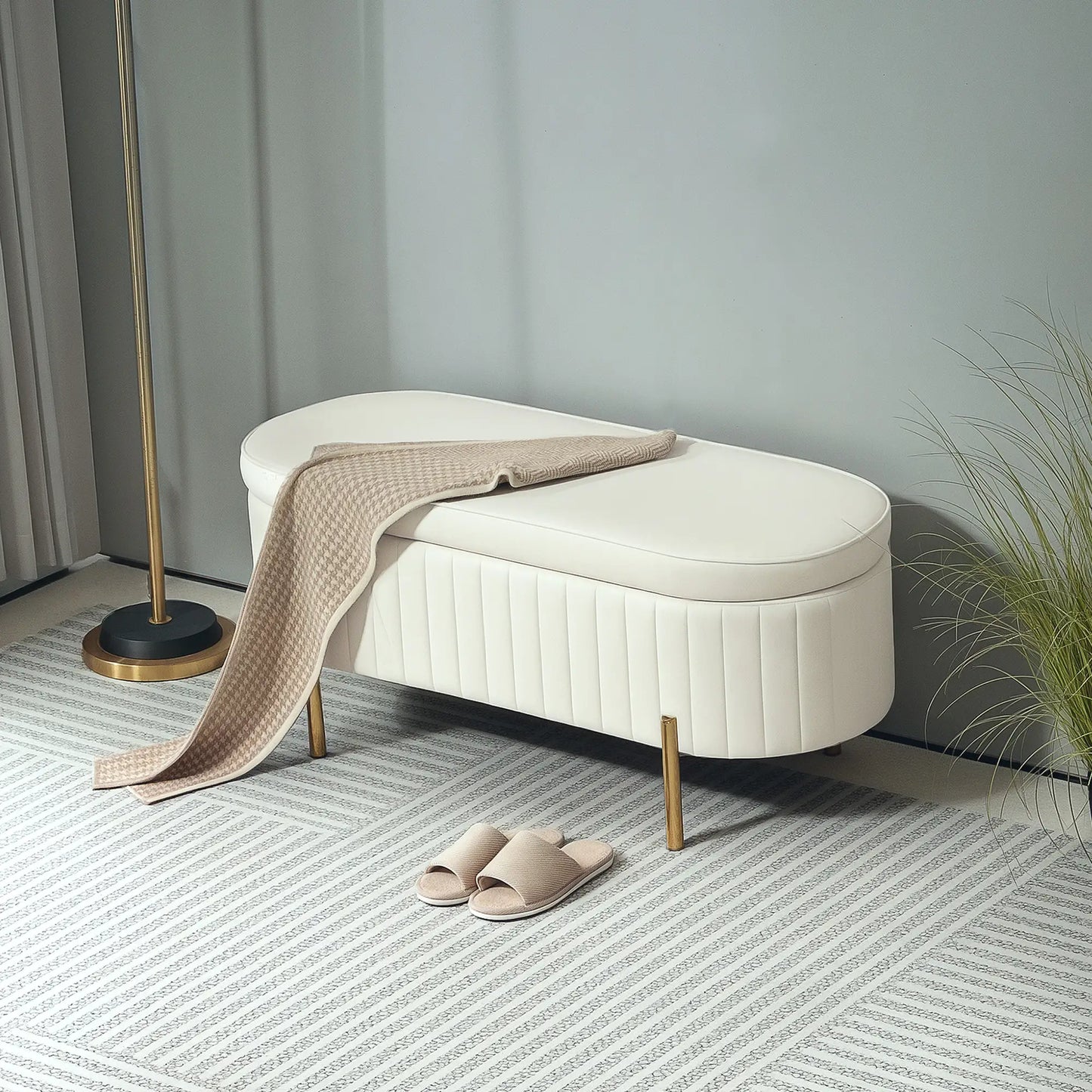 BANCO DE ALMACENAMIENTO VELVET OVAL GOLD image 3