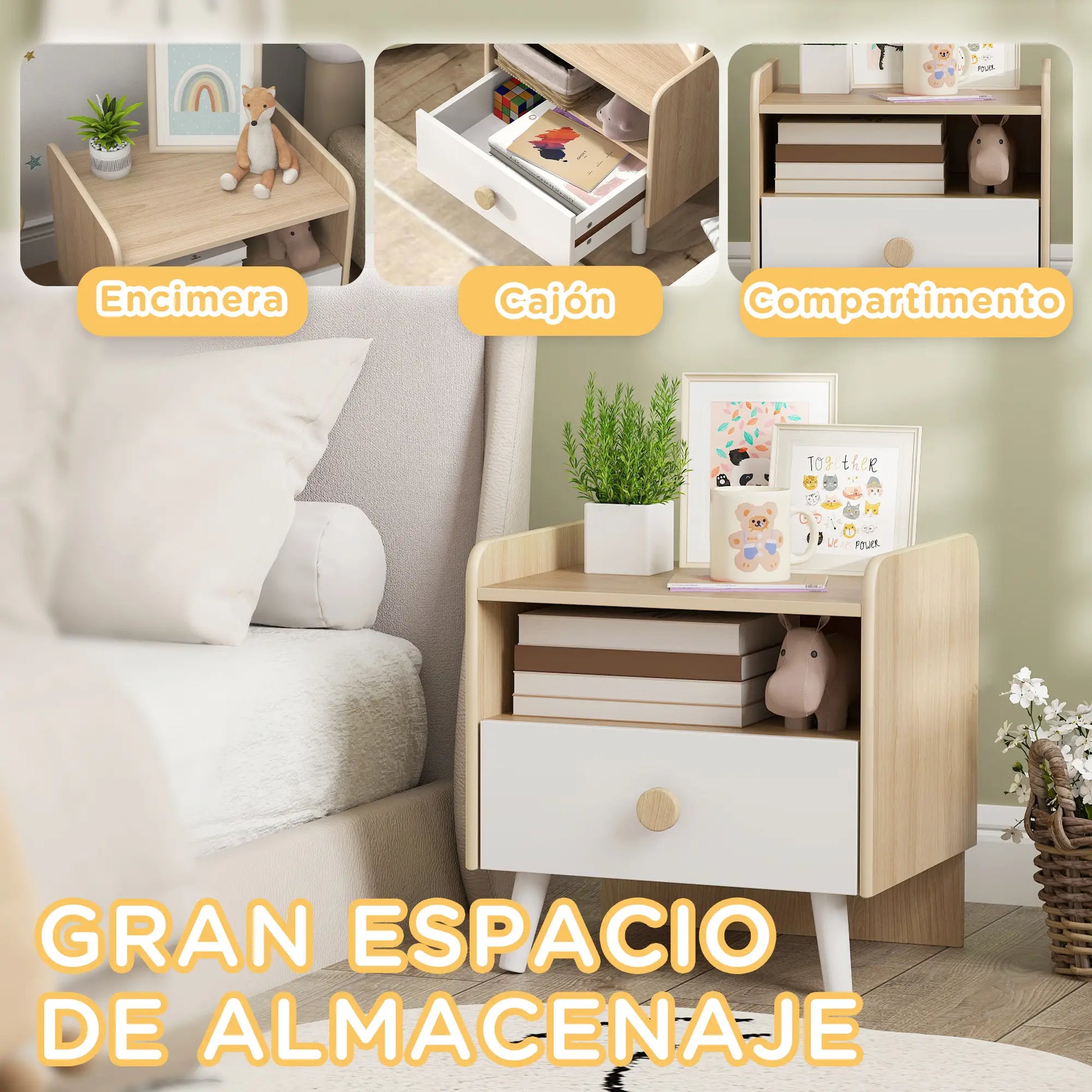 MESITA INFANTIL NORDIKIDS ROBLE image 6