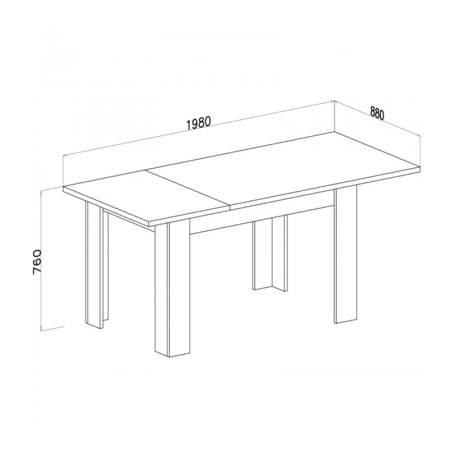 Mesa Comedor Extensible Lena image 3