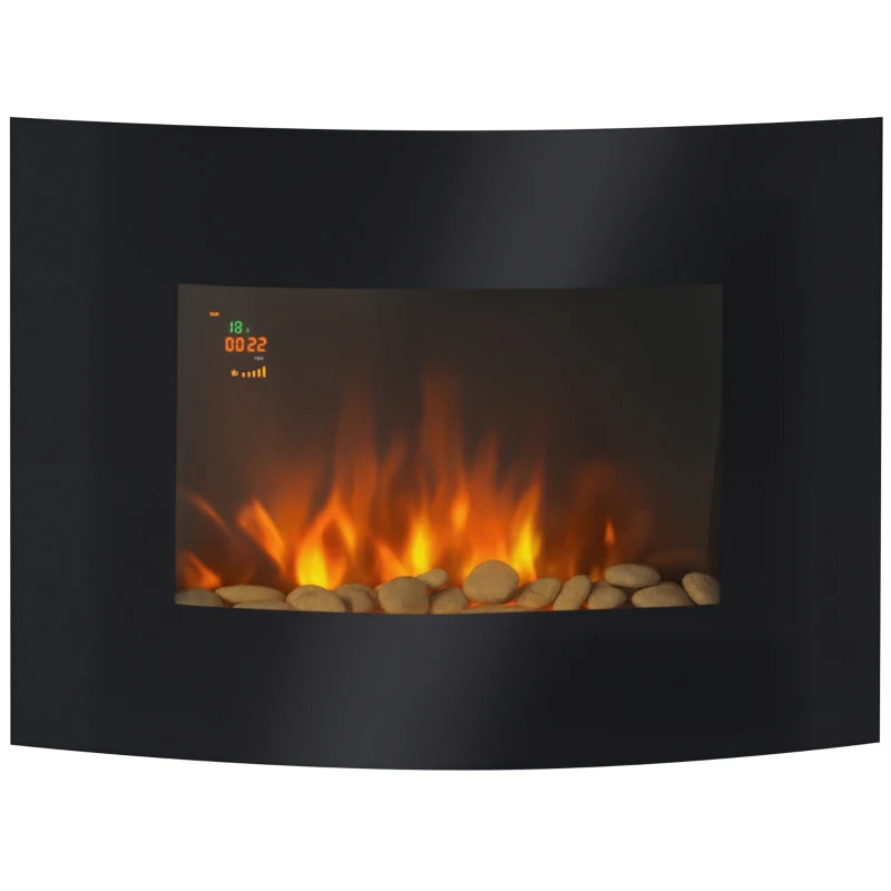 CHIMENEA ELÉCTRICA WALLFIRE ATMOS 1800W 65 CM NEGRO image 4