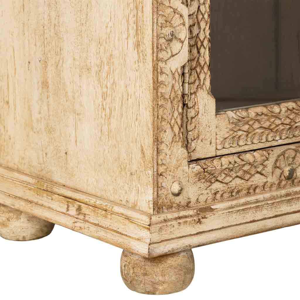 APARADOR DALIAN WHITE ARTESANAL 2 PUERTAS image 2