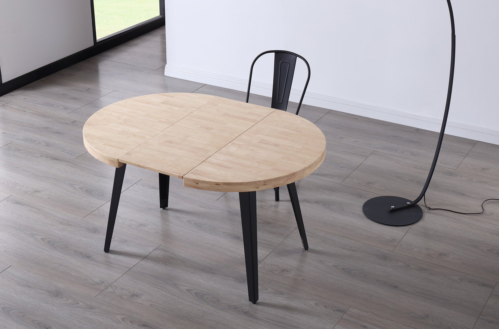 MESA  DE COMEDOR REDONDA EXTENSIBLE BERG 54MM image 4