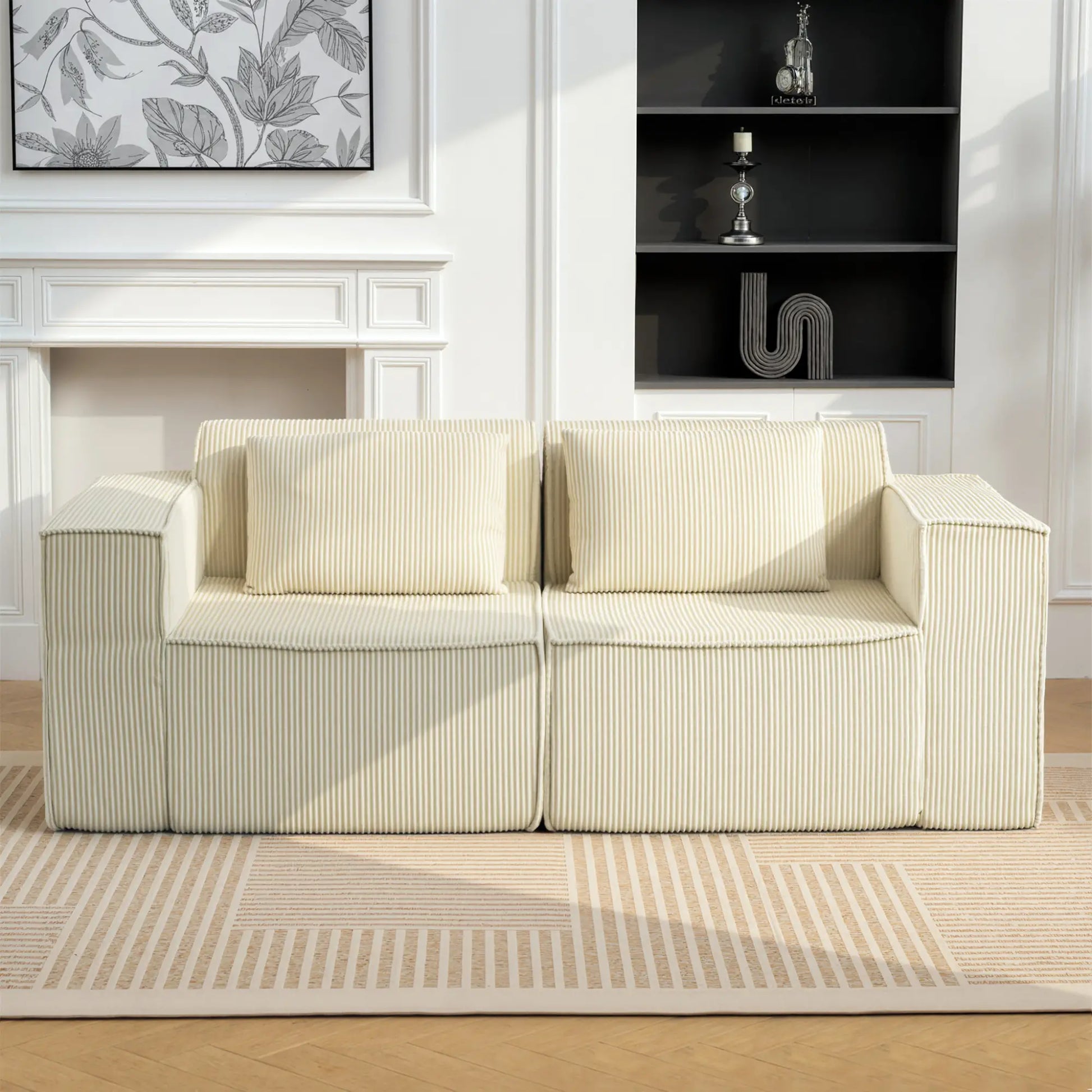 SOFÁ 3 PLAZAS MODELO BRISAS – PANA BEIGE image 9