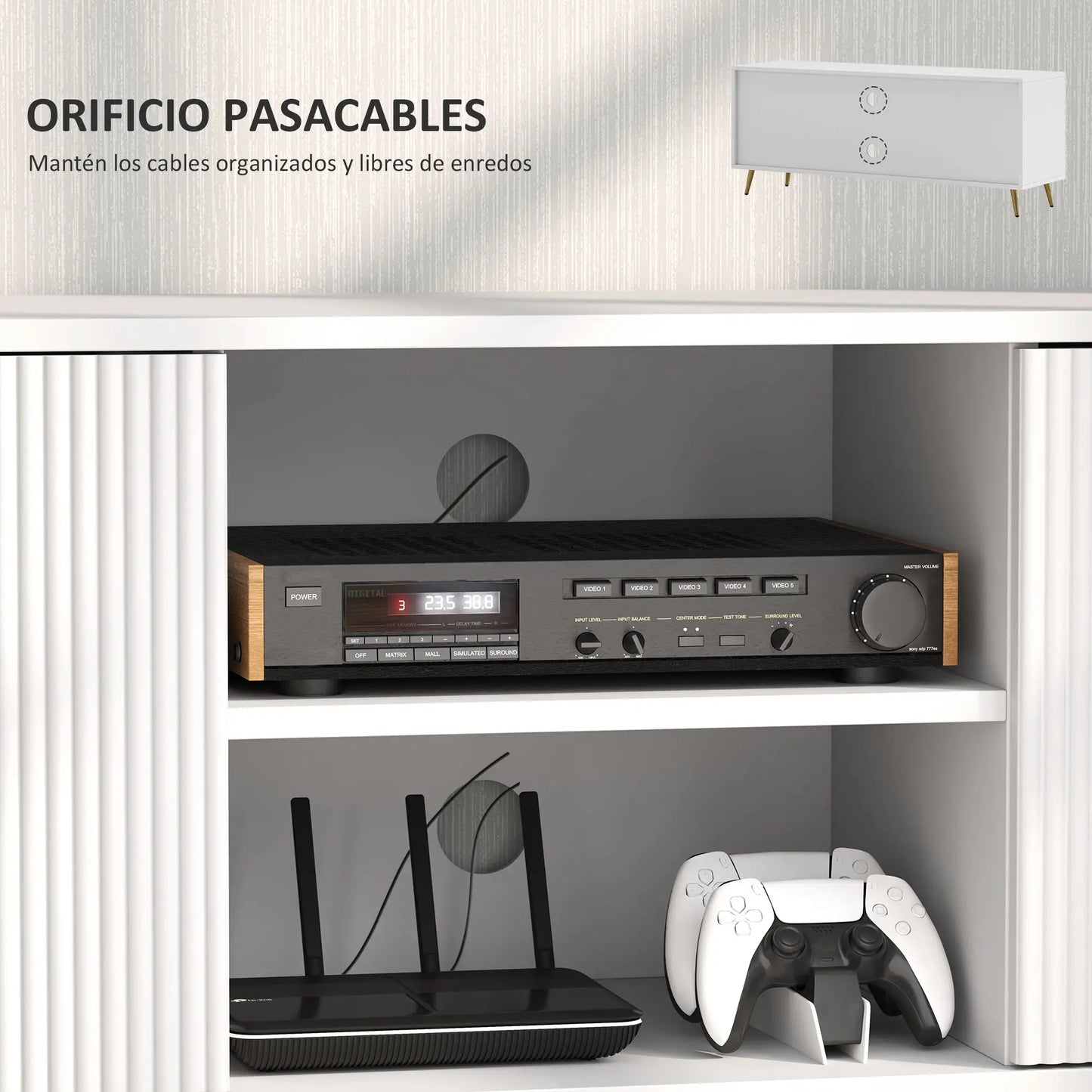 MUEBLE DE TV BLANCORAMA 120 image 2