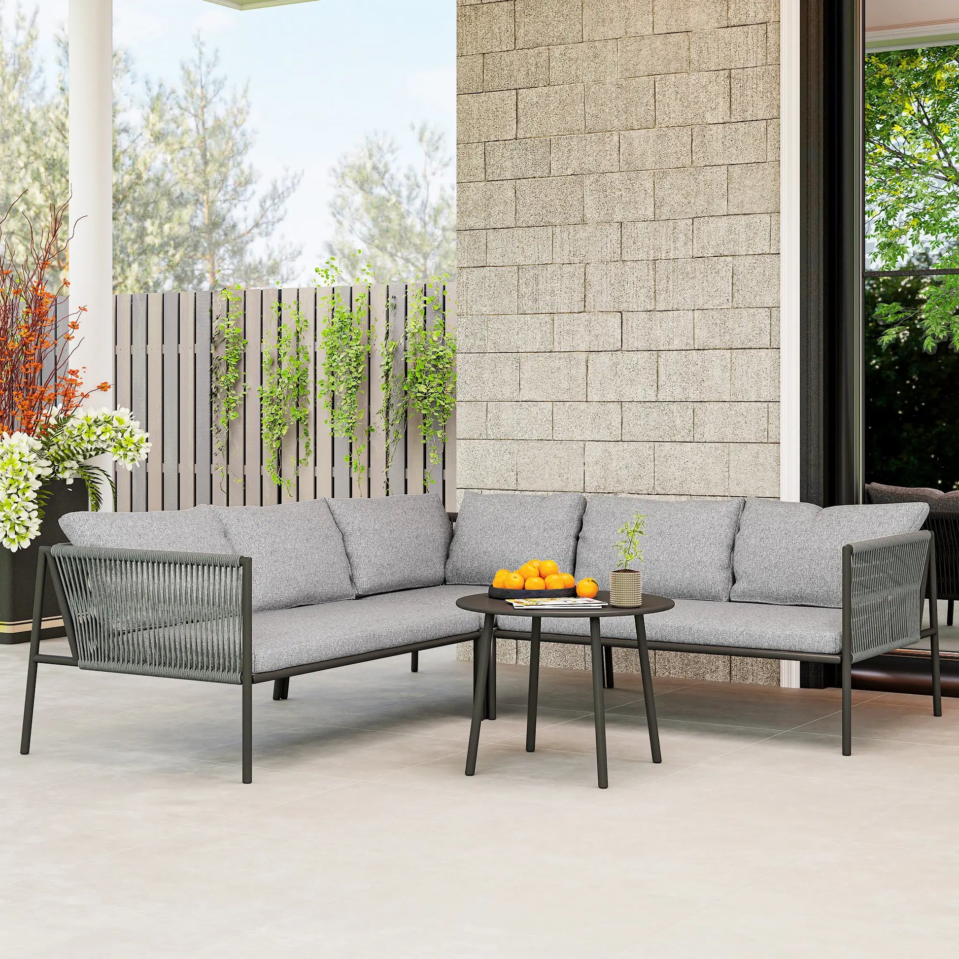 CONJUNTO DE JARDÍN RATÁN MODELO IBIZA image 2