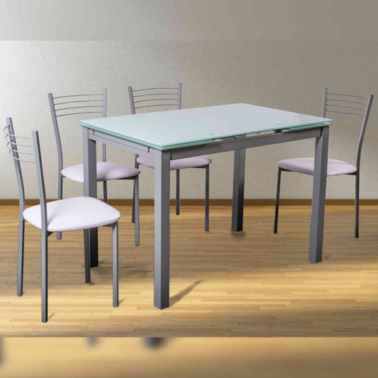 CONJUNTO MESA 70 + 4 SILLAS 20 image 0