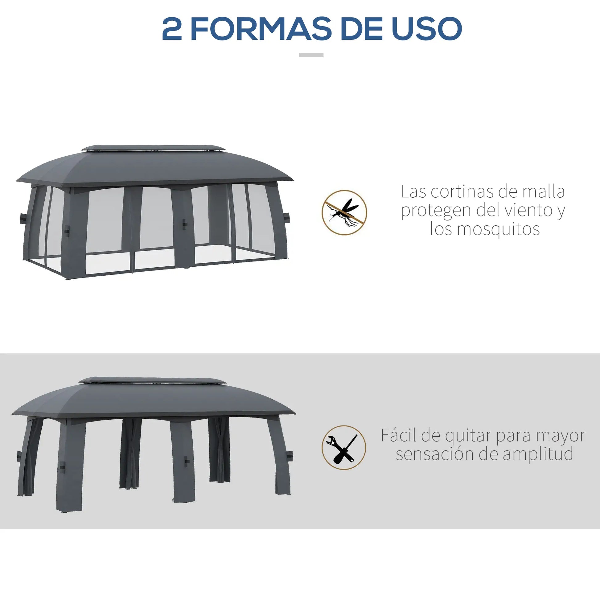 CENADOR DE JARDÍN AURELIA SHADE 3X6 image 4