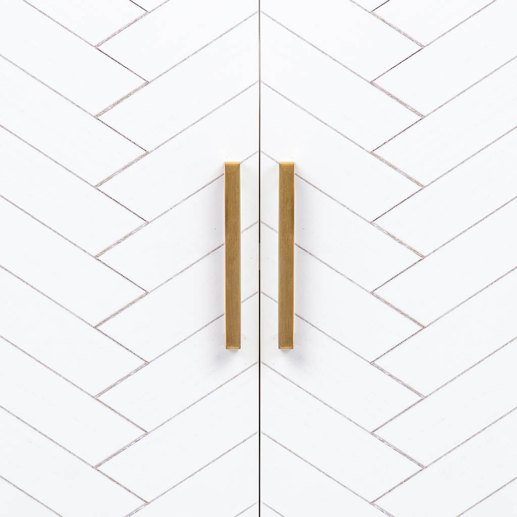 APARADOR MARTA DE MADERA Y METAL BLANCO 2 PUERTAS Y LEJA VISTA image 4