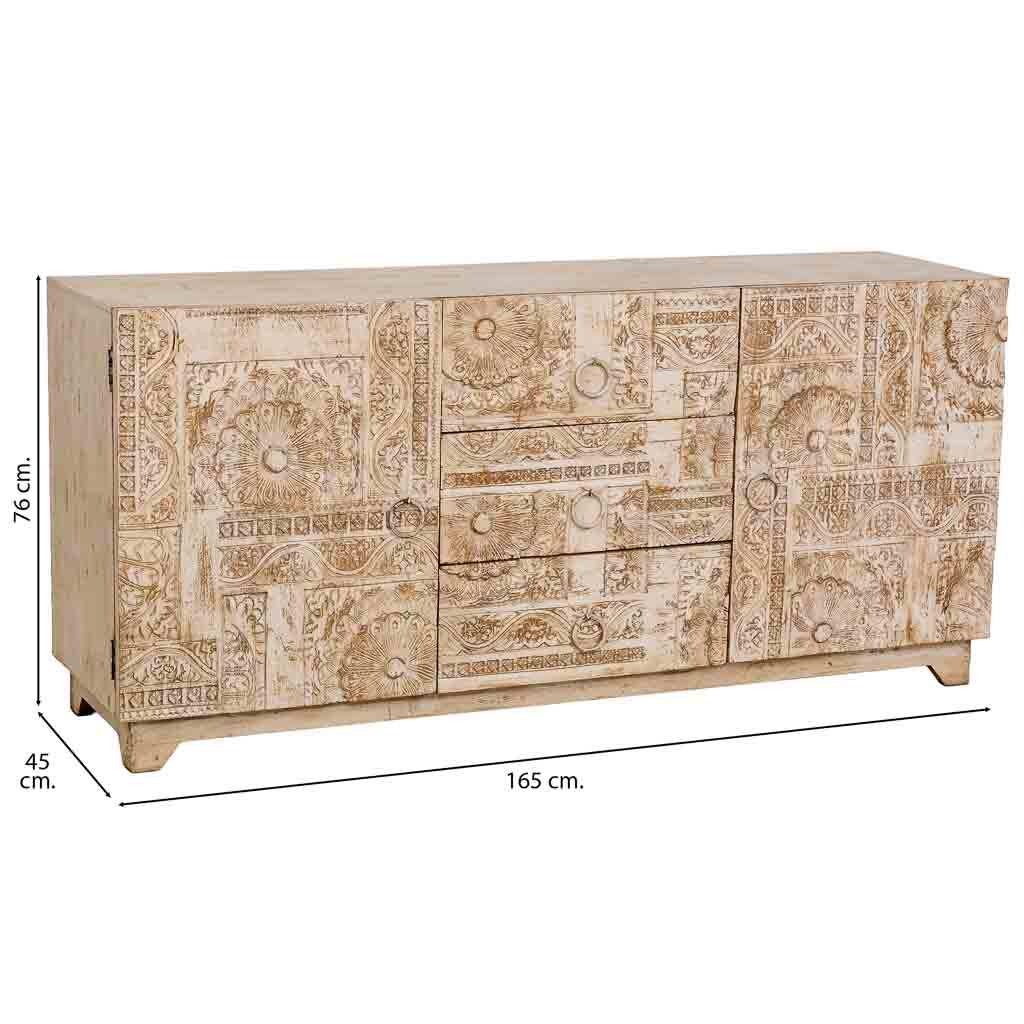 APARADOR DALIAN WHITE CLASSIC ARTESANAL image 5