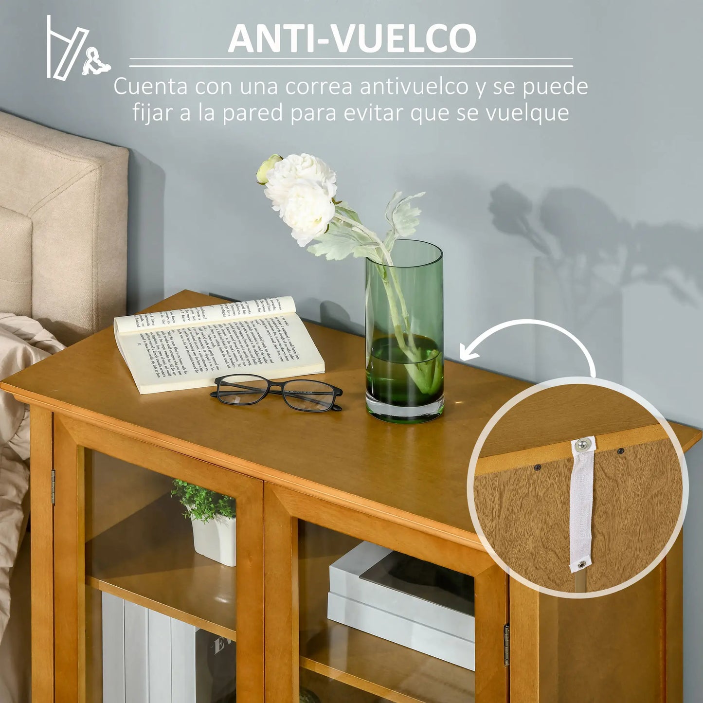 APARADOR VITRINA MODELO NOGALIS image 7