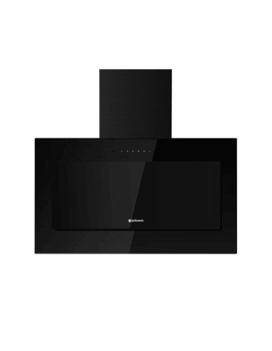 Campana de pared inclinada  Johnson 90 cm Cristal Negro image 0