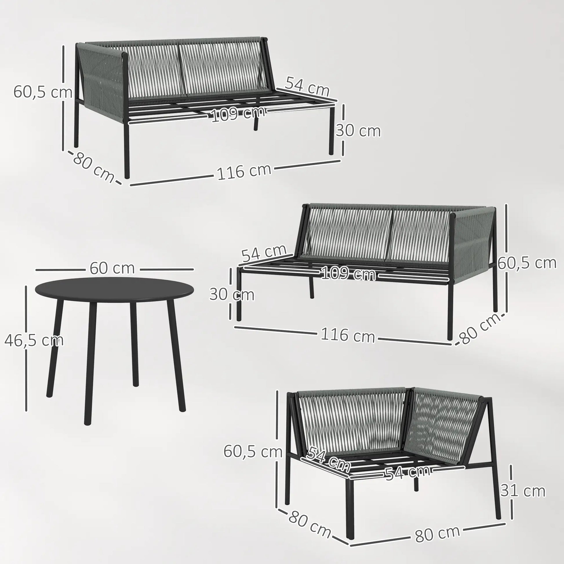 CONJUNTO DE JARDÍN RATÁN MODELO IBIZA image 4
