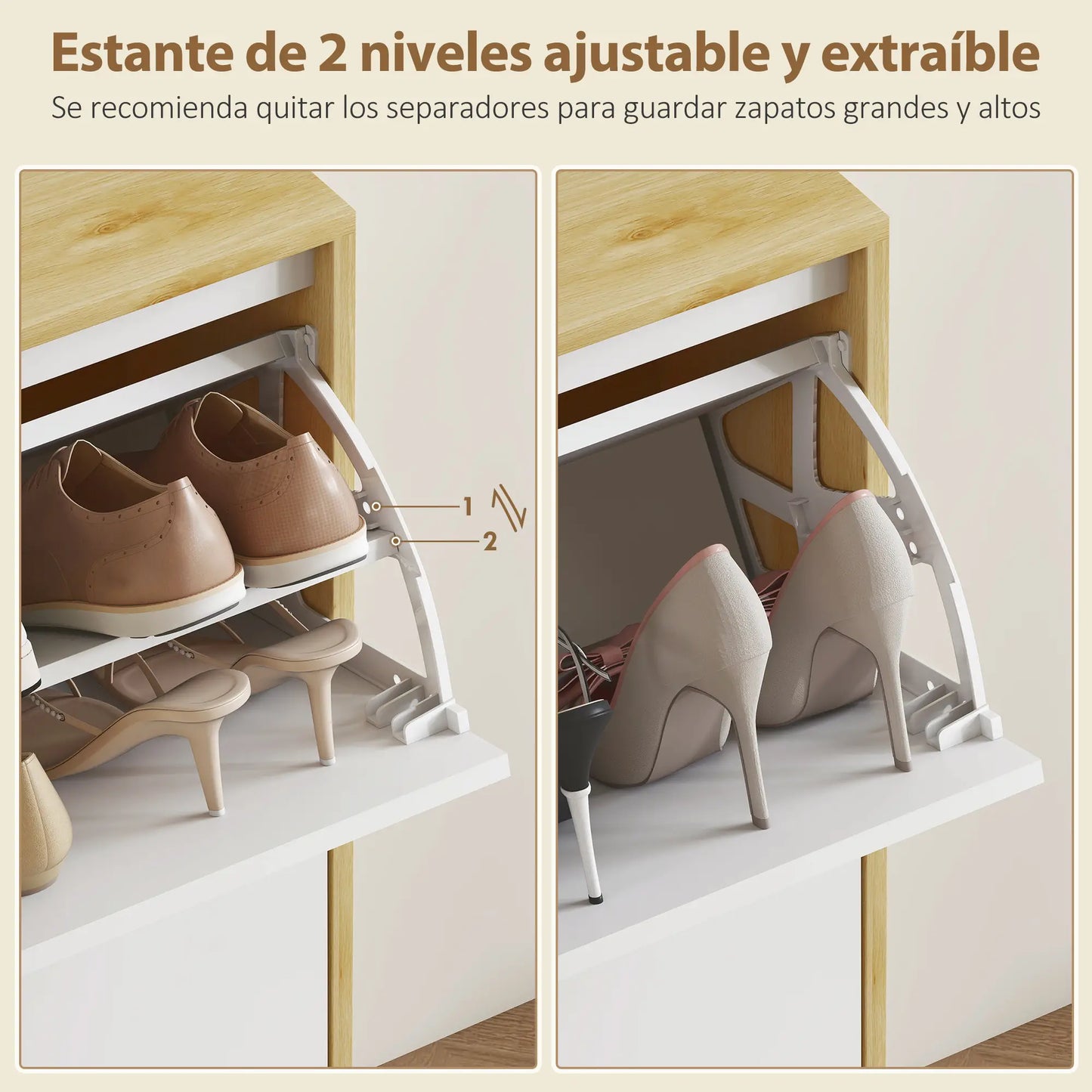 ZAPATERO ESTRECHO BRILLO ROBLE PRIME 20 image 9