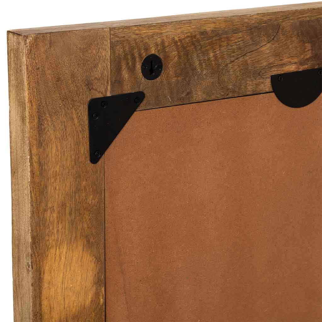 ESPEJO DALIAN ARTESANAL MARRÓN DE MADERA image 6