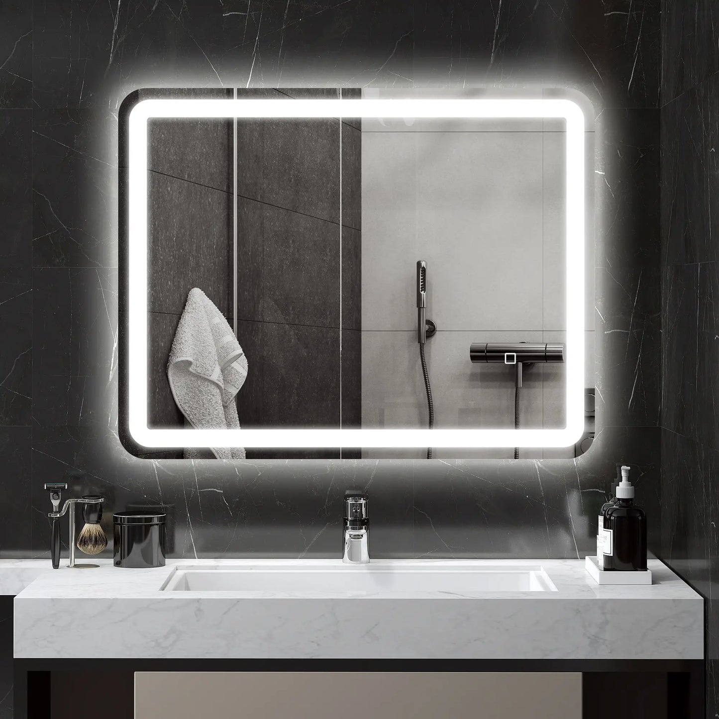ESPEJO DE BAÑO LED LUMIRA PRO 70X90 CON ANTIVAHO Y MEMORIA image 9