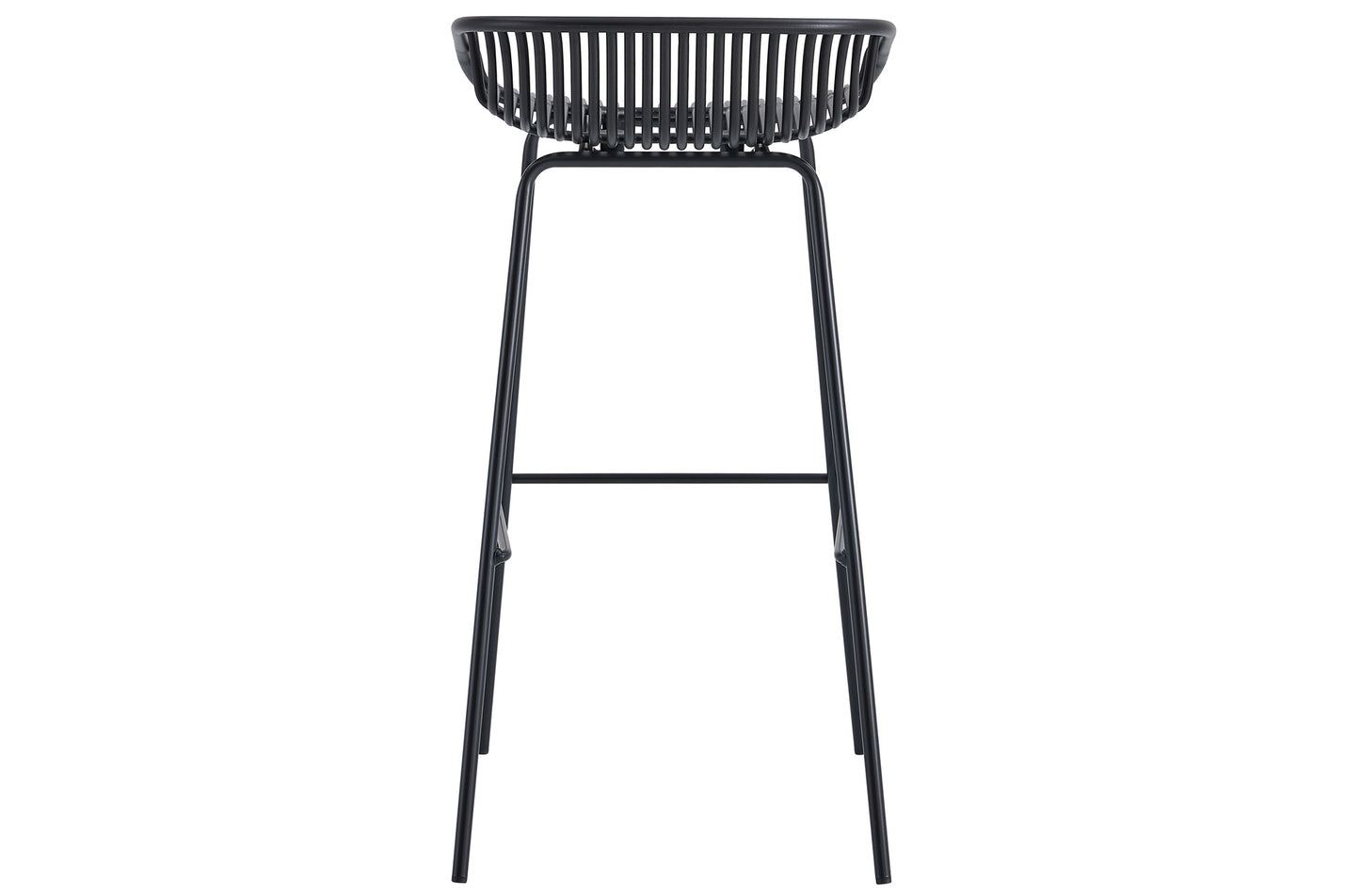 TABURETE ALTO SHELL NEGRO image 1