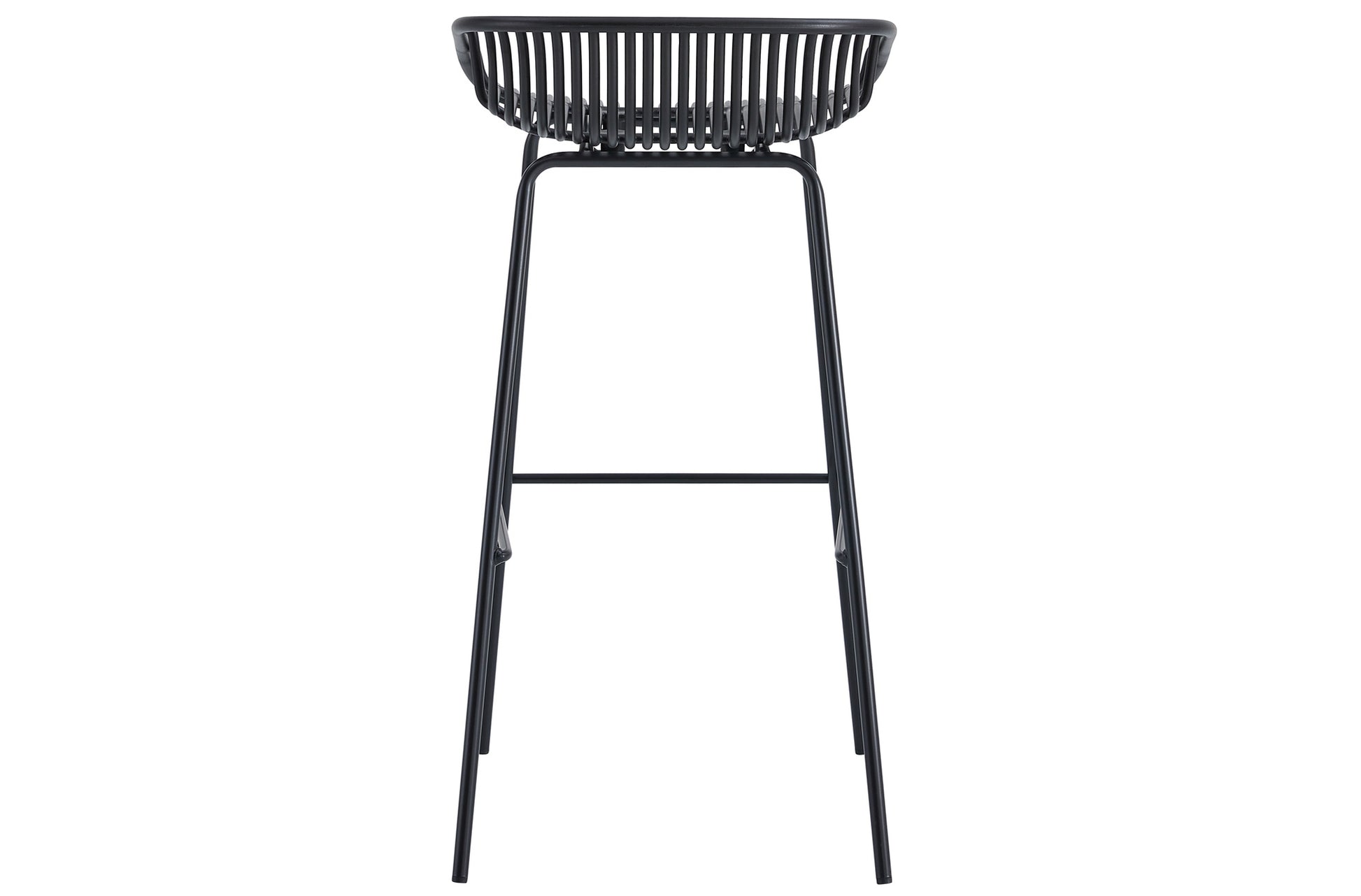 TABURETE ALTO SHELL NEGRO image 1