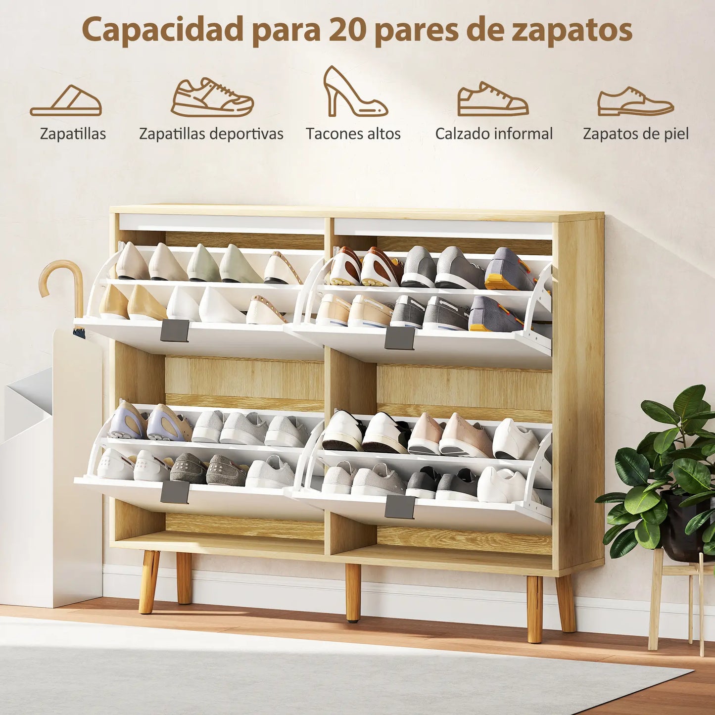 ZAPATERO ESTRECHO BRILLO ROBLE PRIME 20 image 8