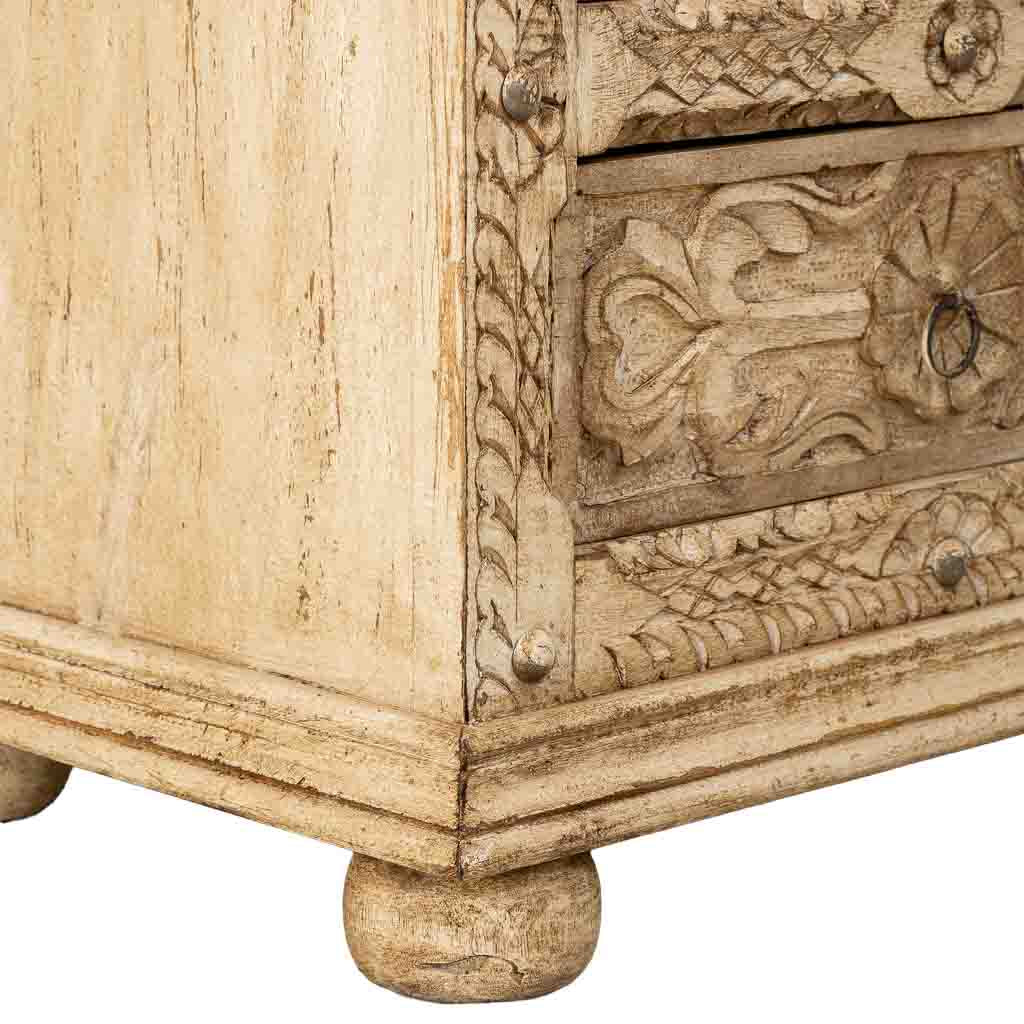 CÓMODA DALIAN WHITE VINTAGE 5 CAJONES image 3