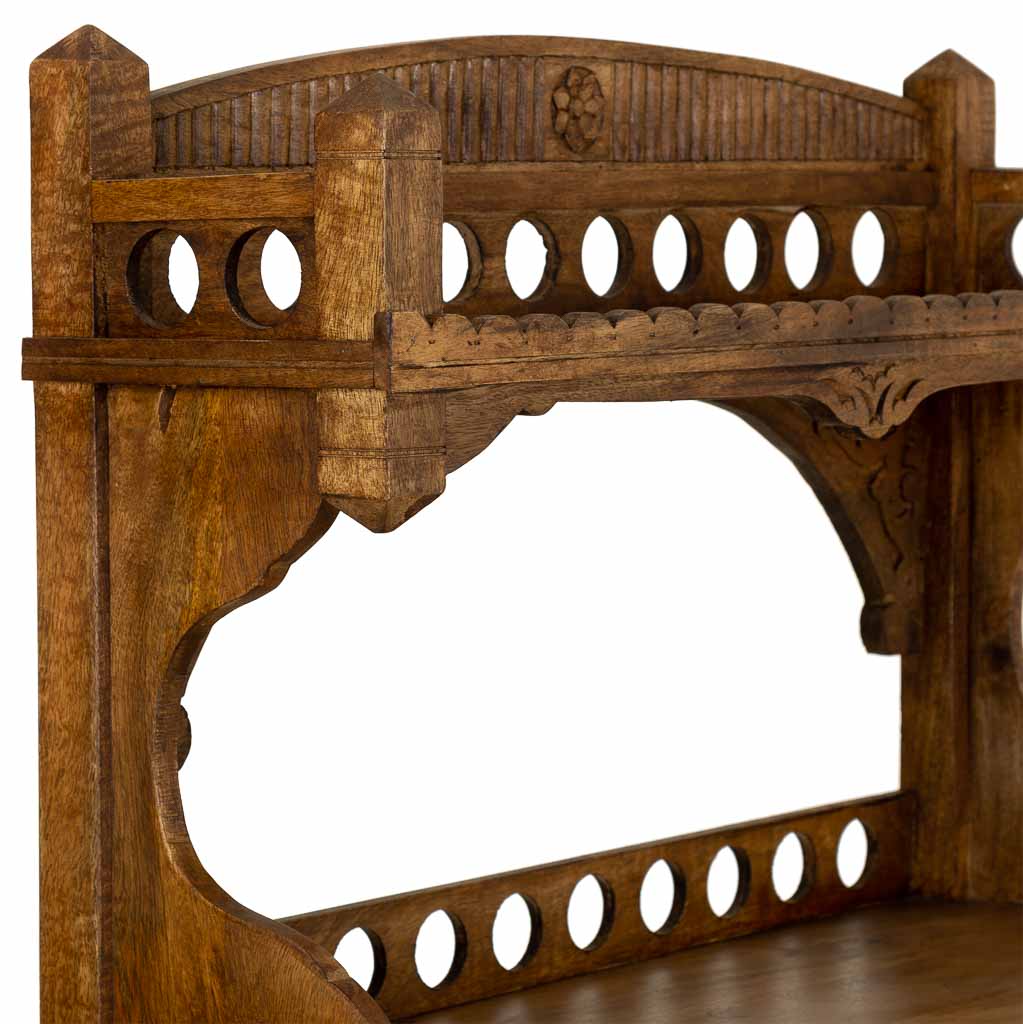 APARADOR DALIAN MARRÓN ALTO ARTESANAL image 3