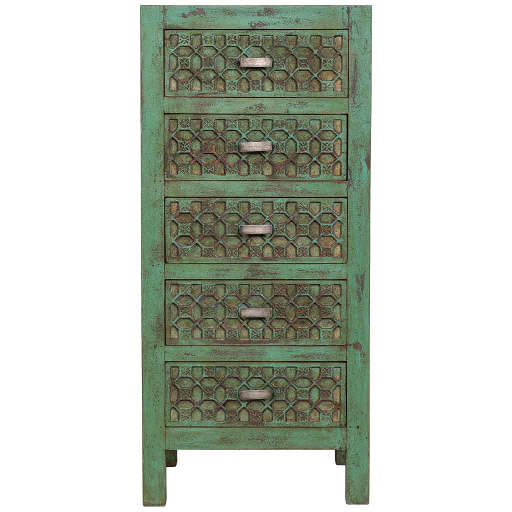 SINFONIER DE MADERA ARTESANAL 5 CAJONES – COLECCIÓN TOSCANA image 3